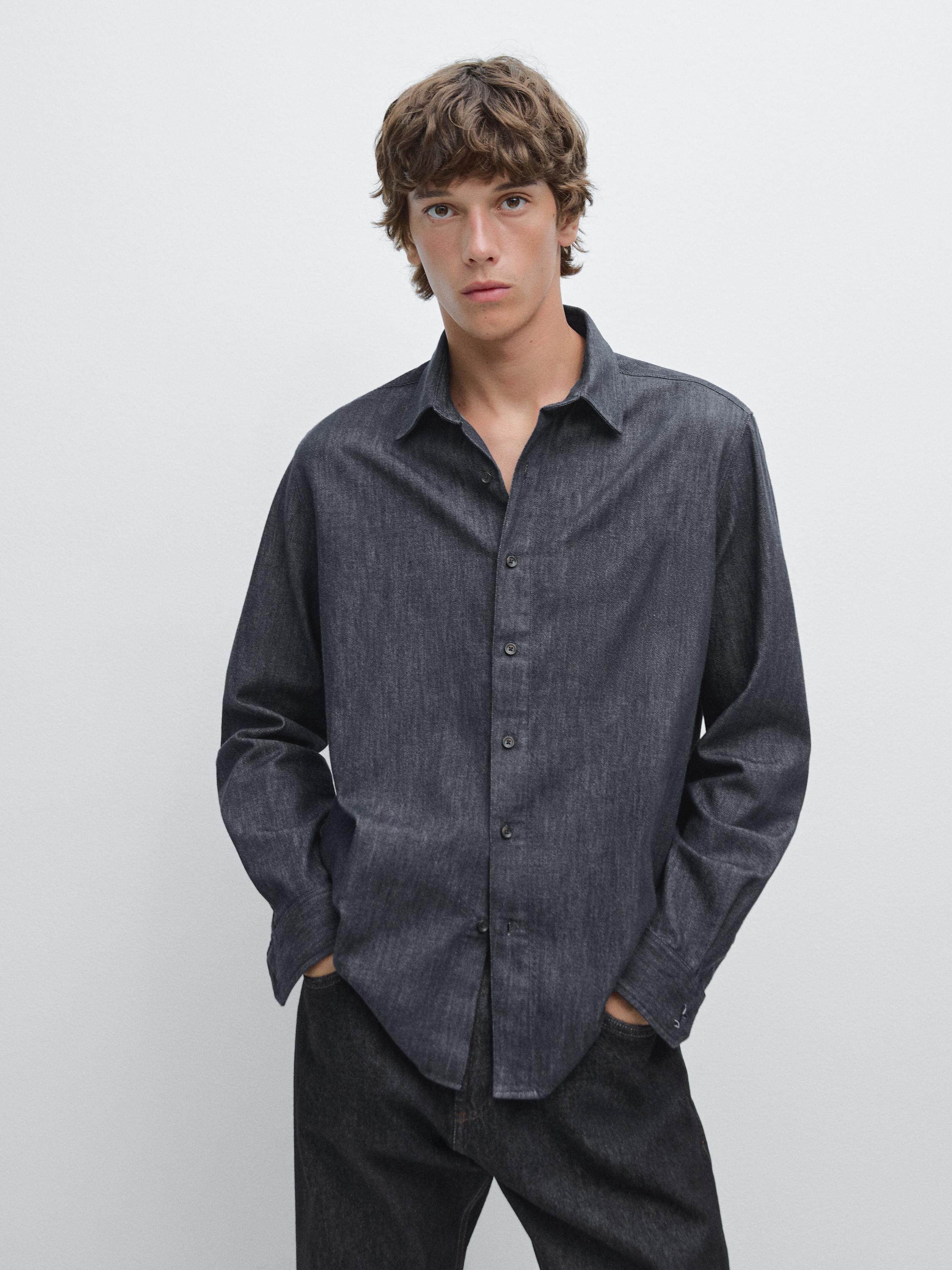 Chemise denim heavy weight
