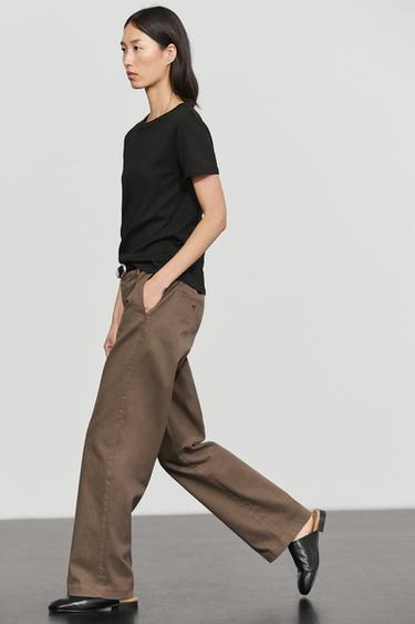 Ribbed short sleeve T-shirt — BLACK 5
