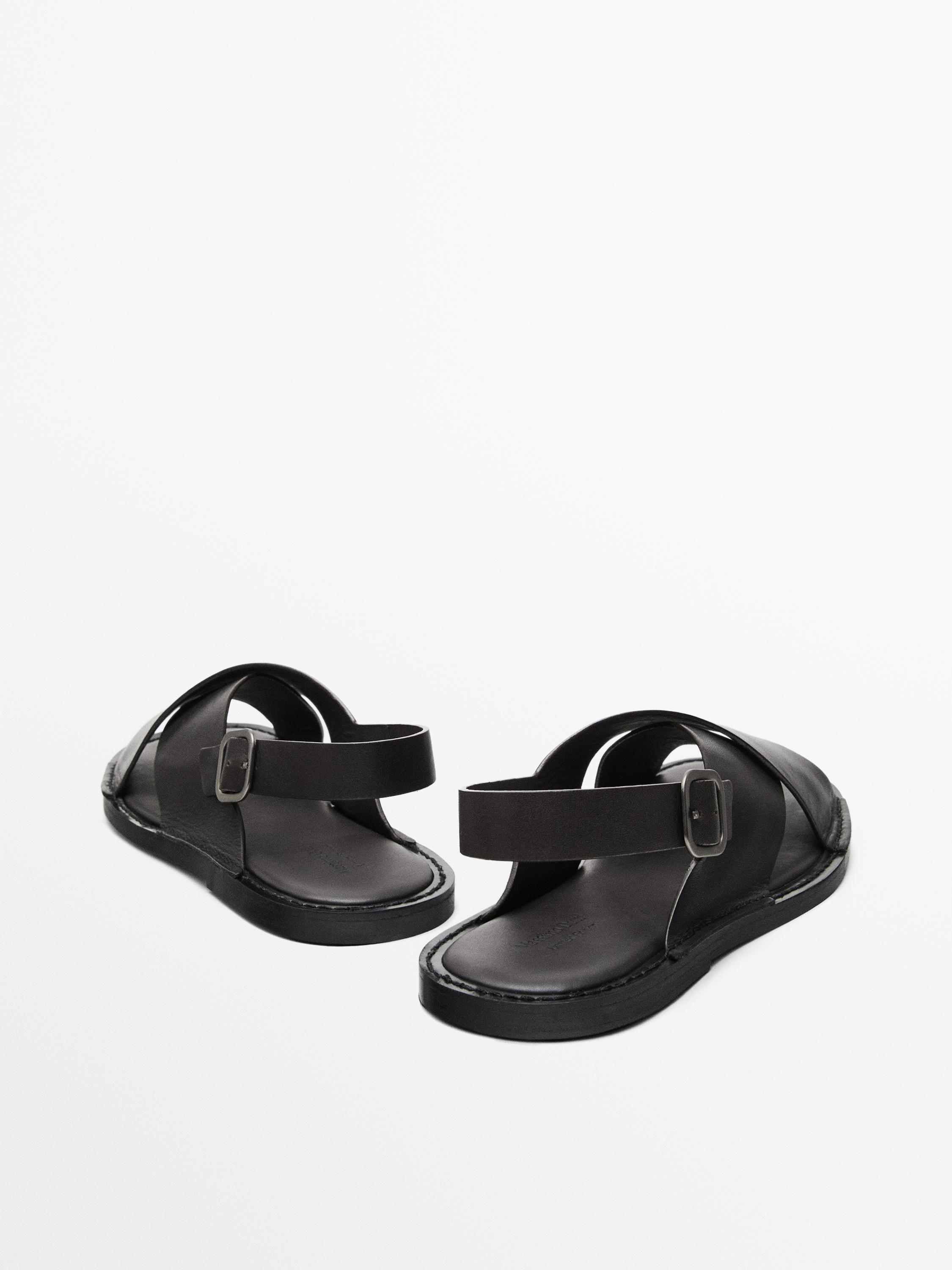 Leather crossover sandals - Limited Edition