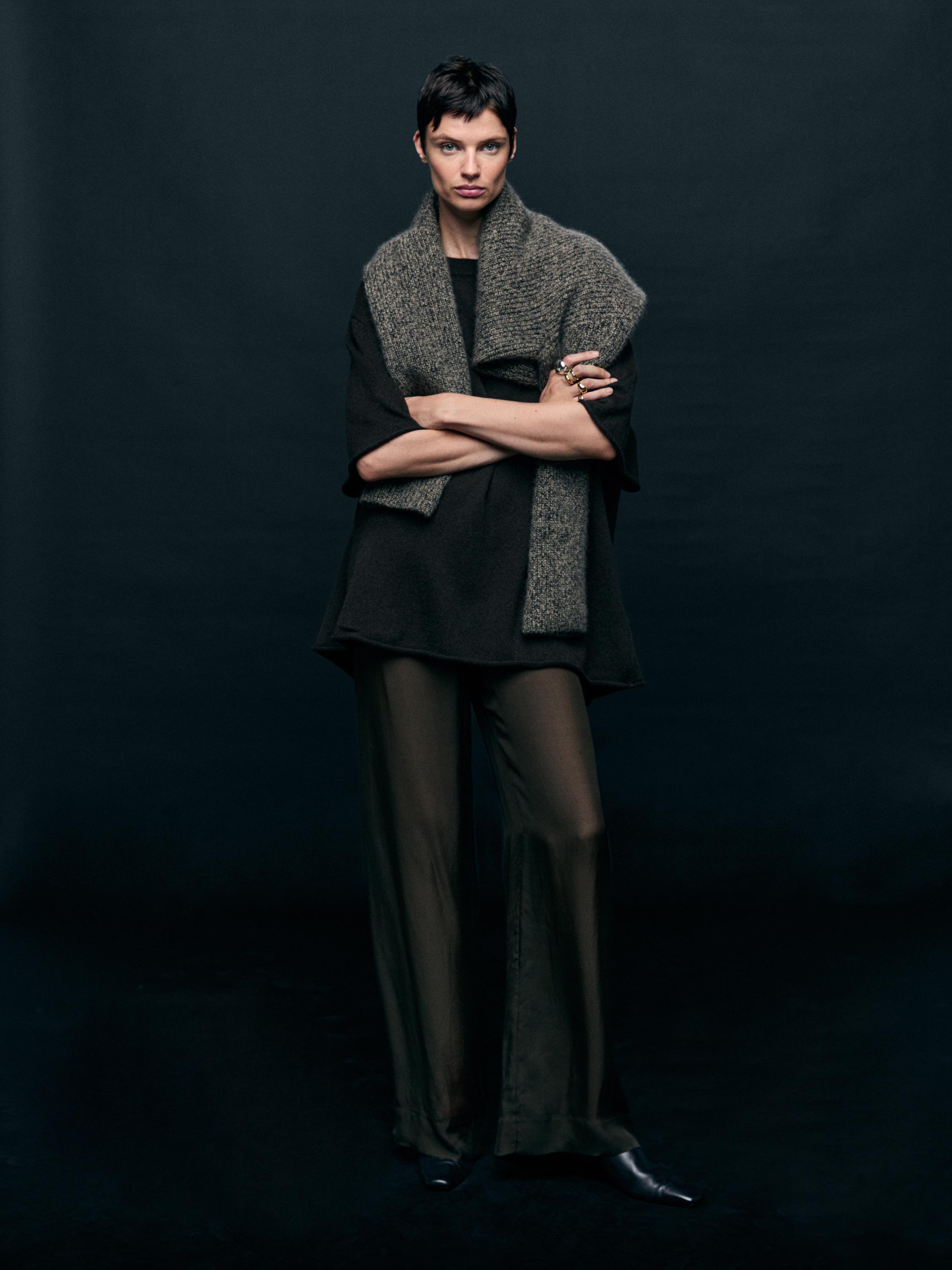 SBL-KNIT-RUNWAY-W13 BRĄZOWY
