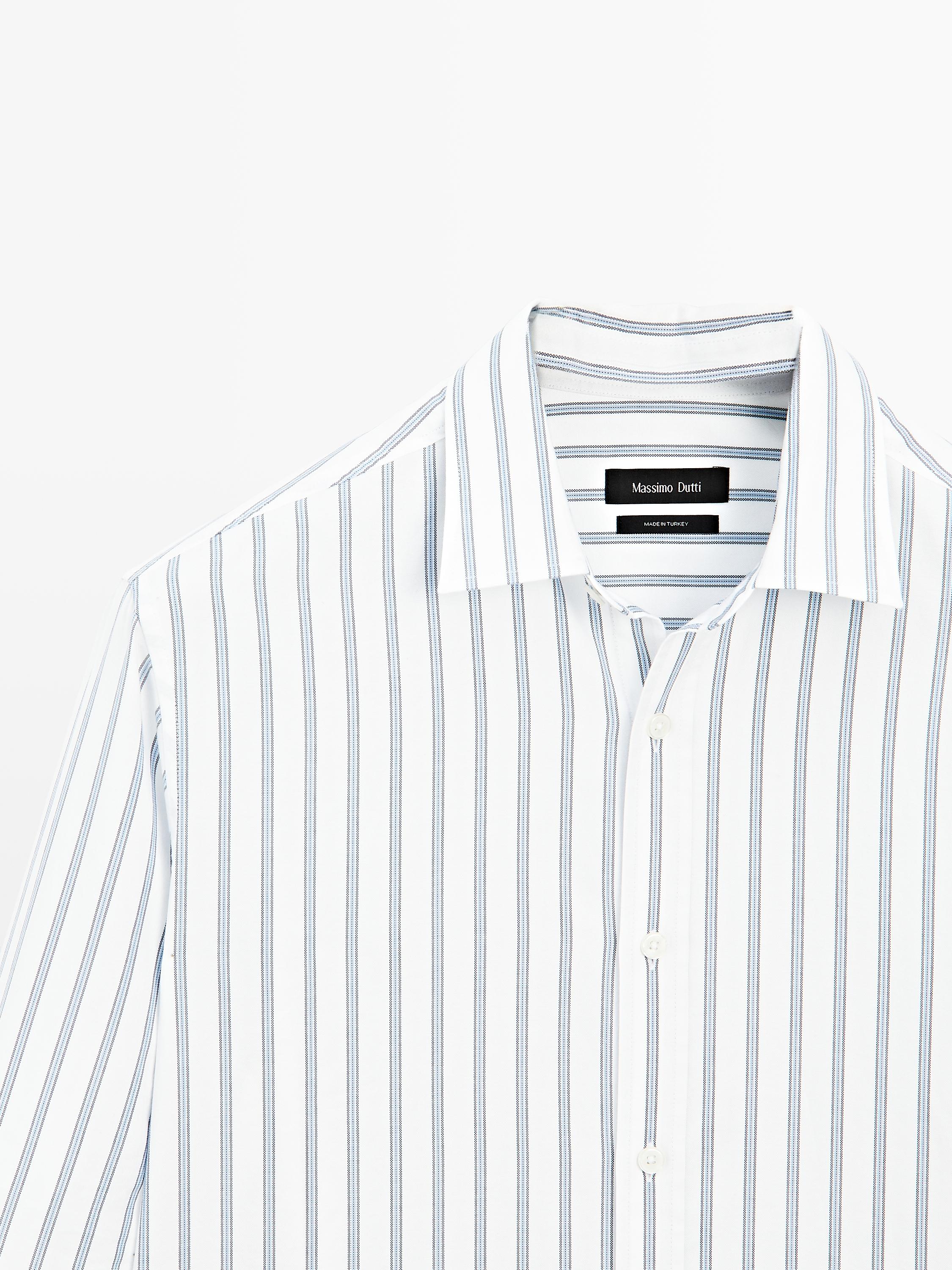 Slim fit 100% cotton shirt
