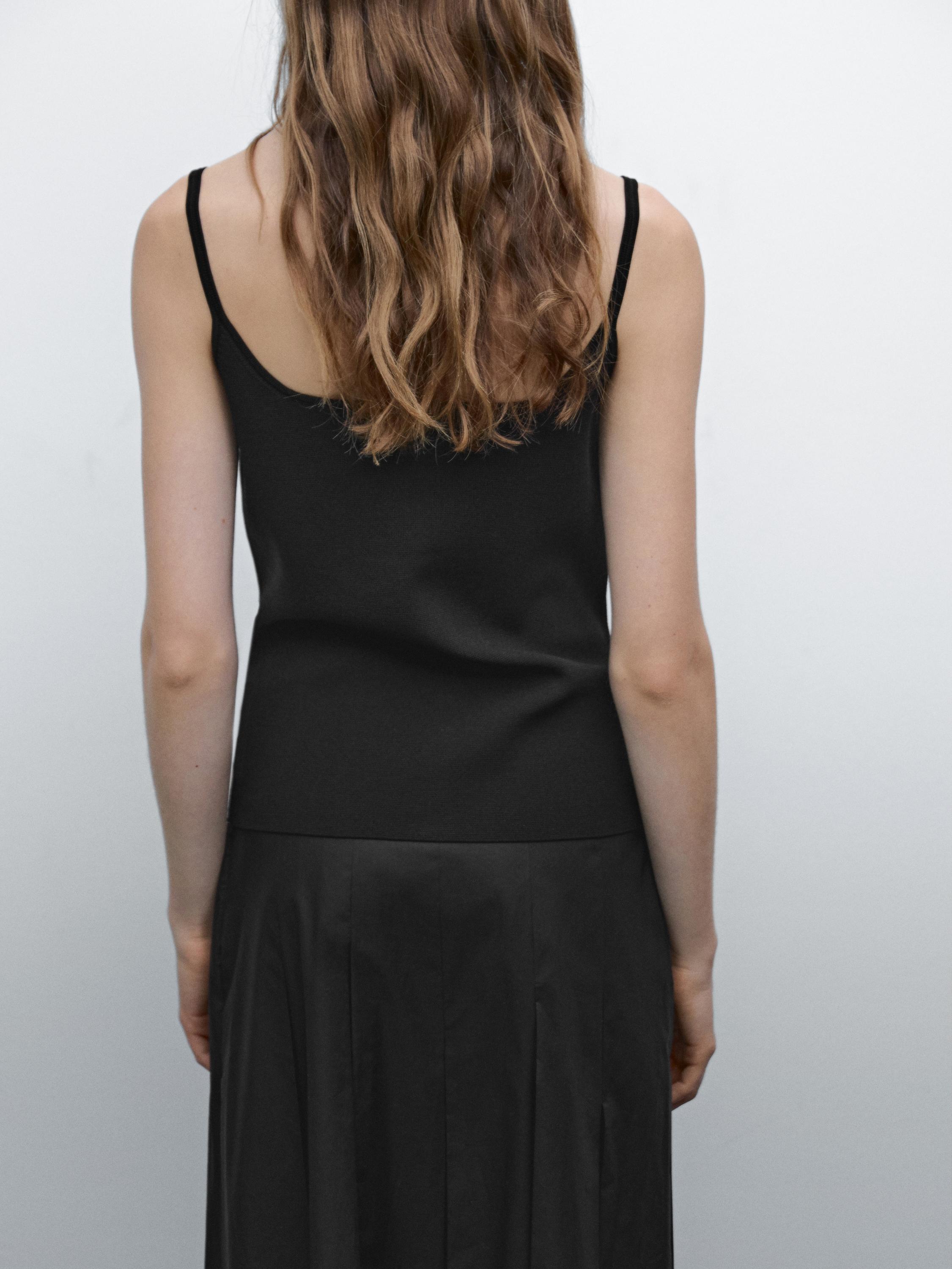 Fitted corset top