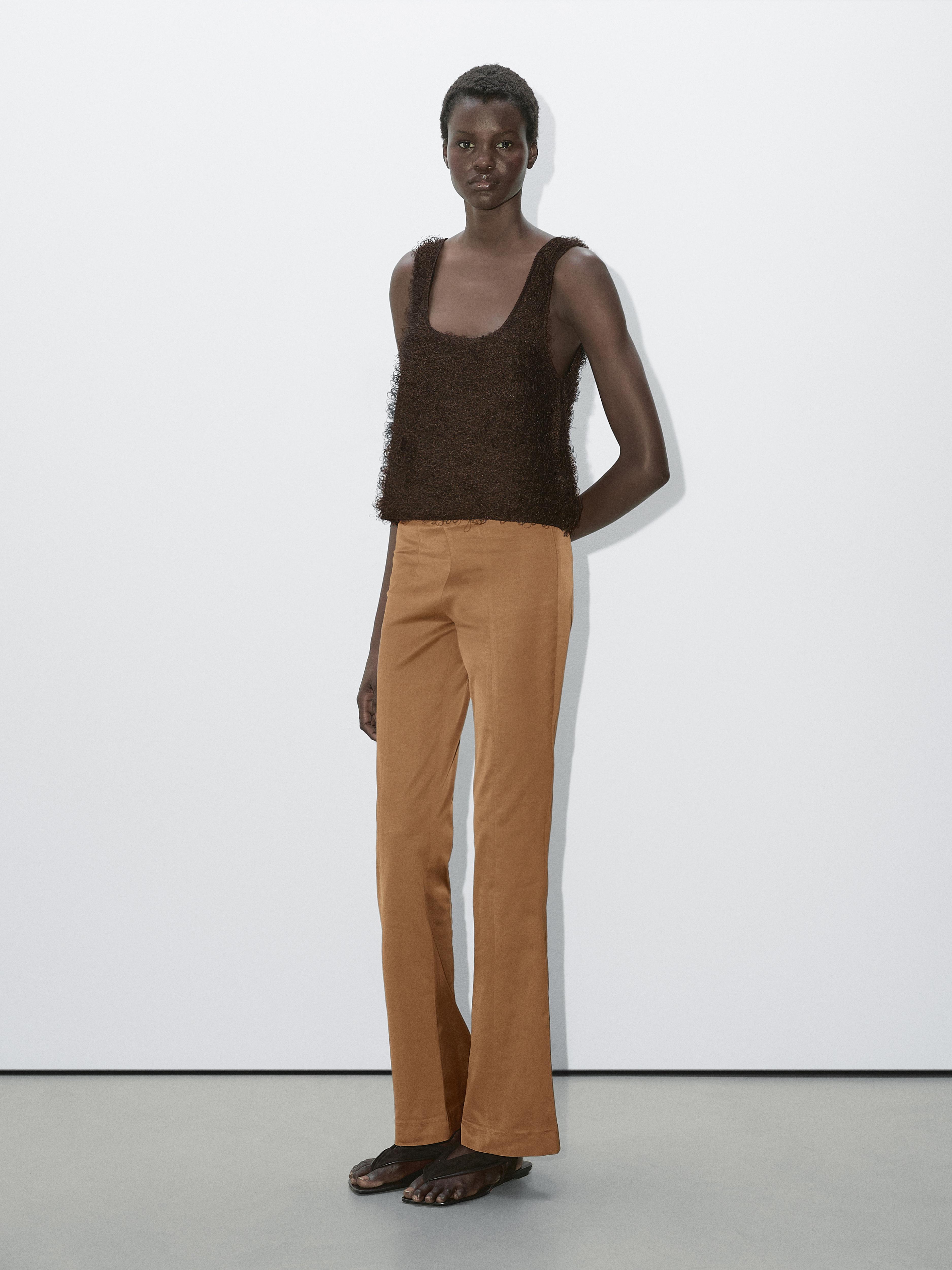 Bouclé knit top with thread detail - Studio