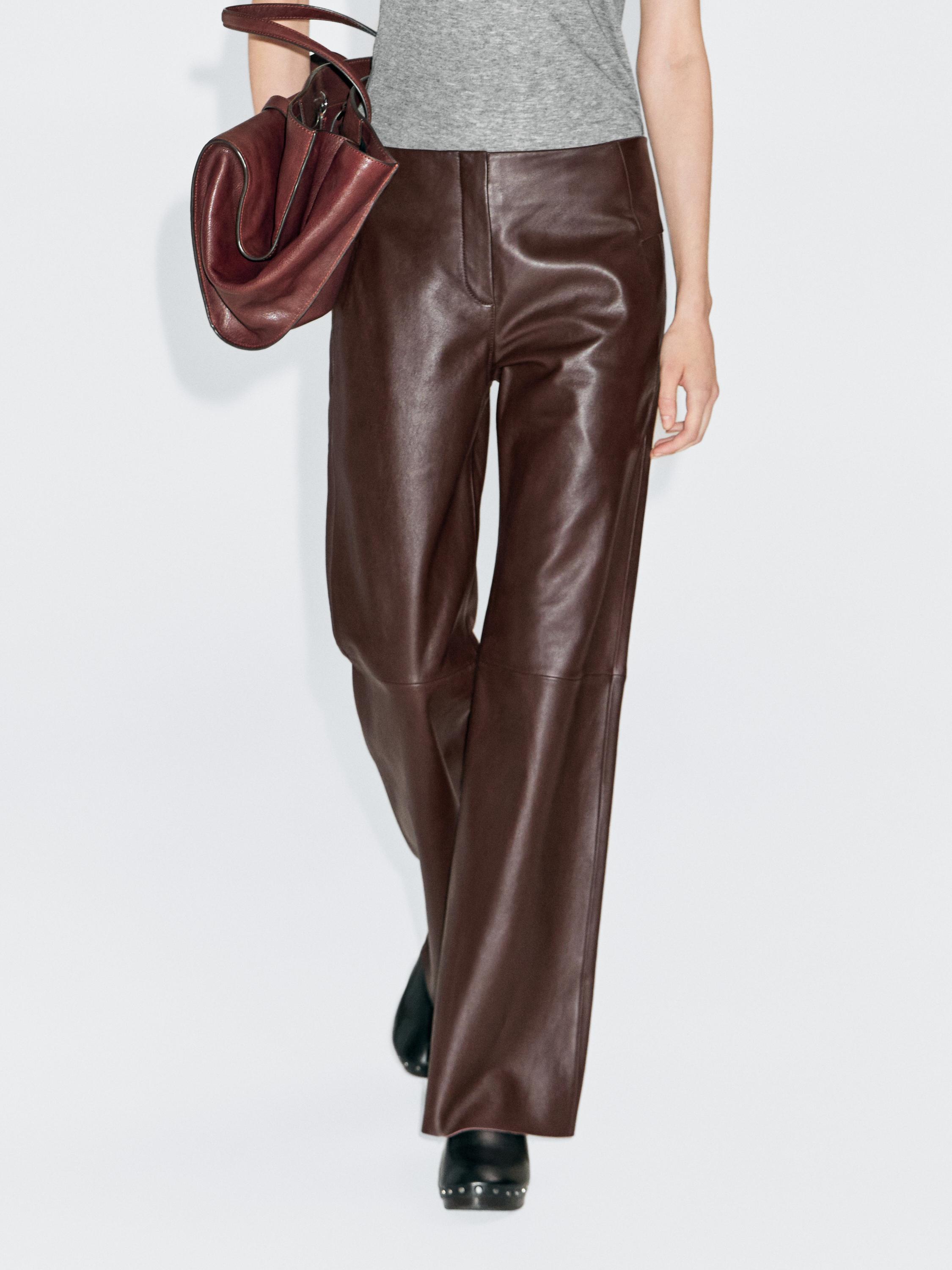 Панталони од напа кожа