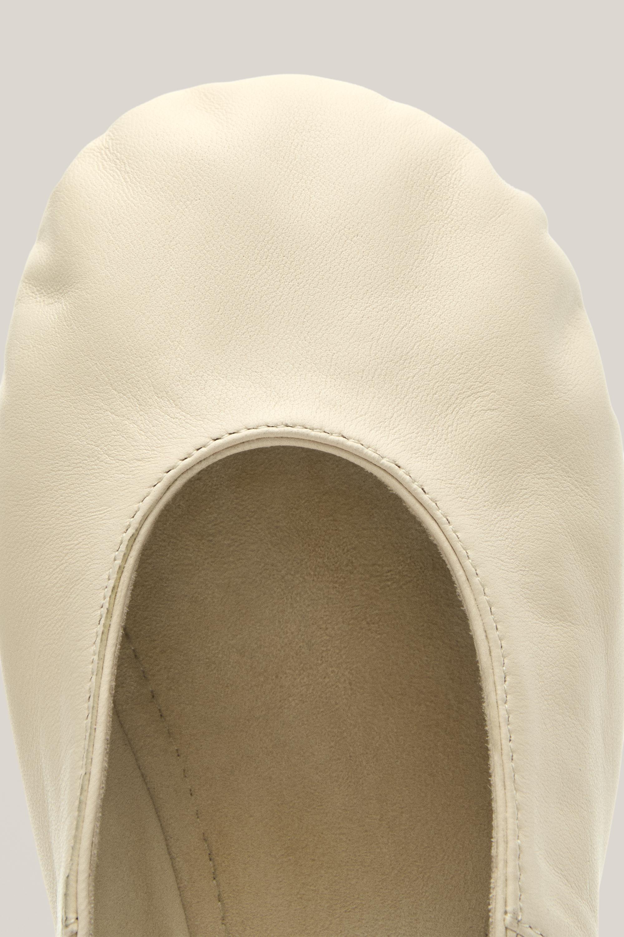 Soft leather ballet flats - Limited Edition — Vanilla