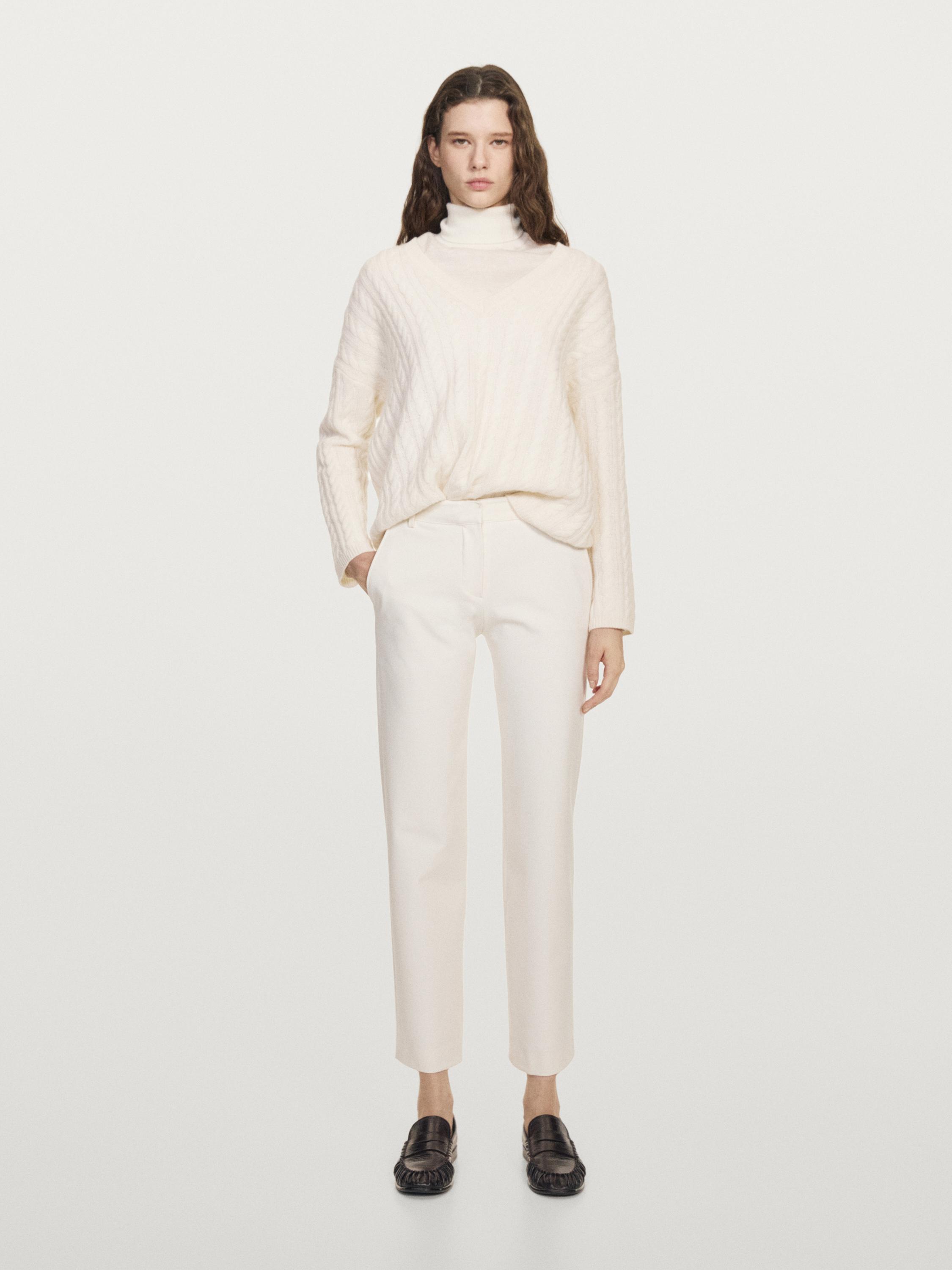 Straight-leg technical trousers — Off white