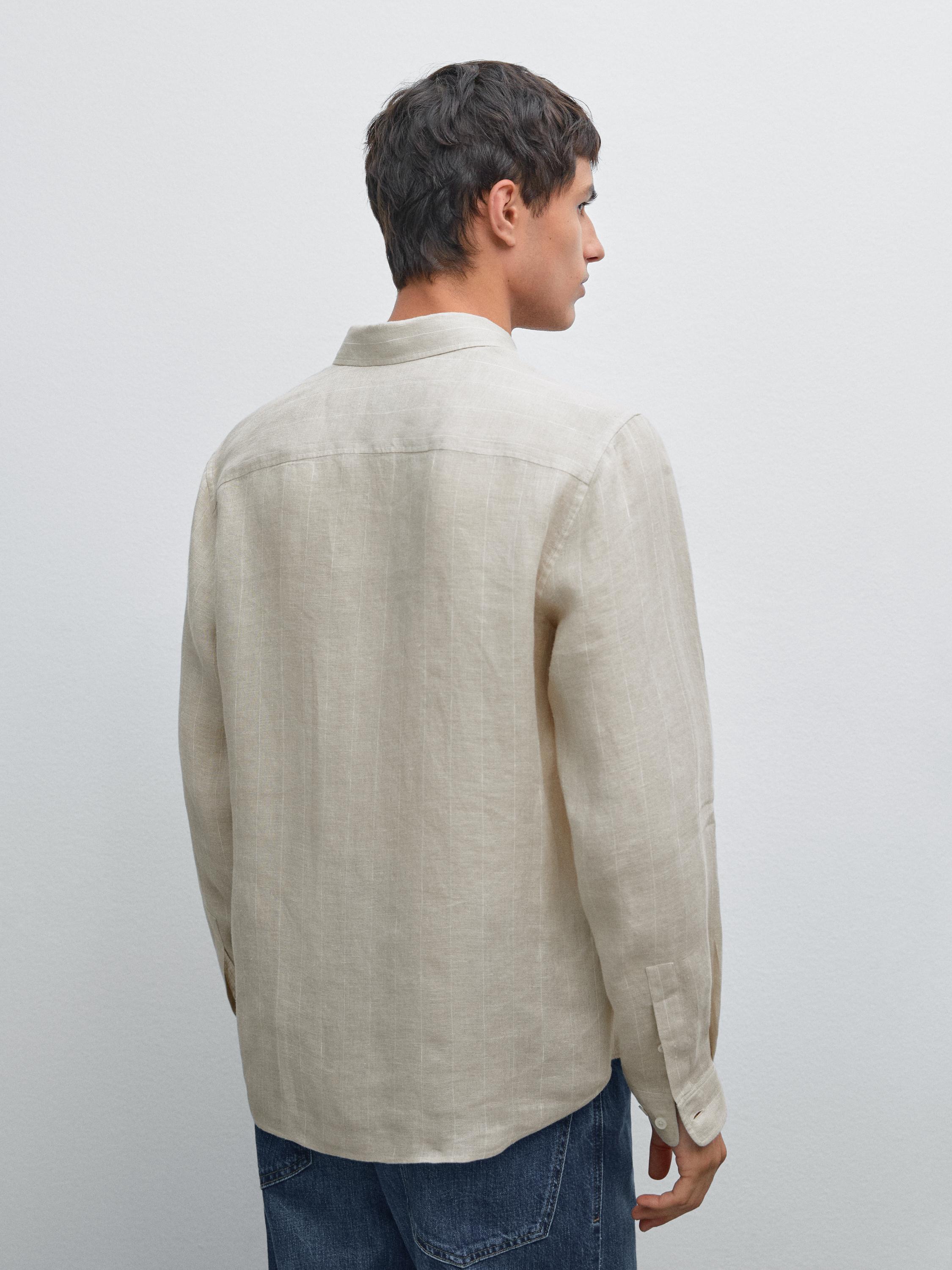 Camisa rayas regular fit