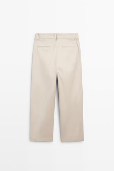 Flowing pants with darts — BEIGE 6
