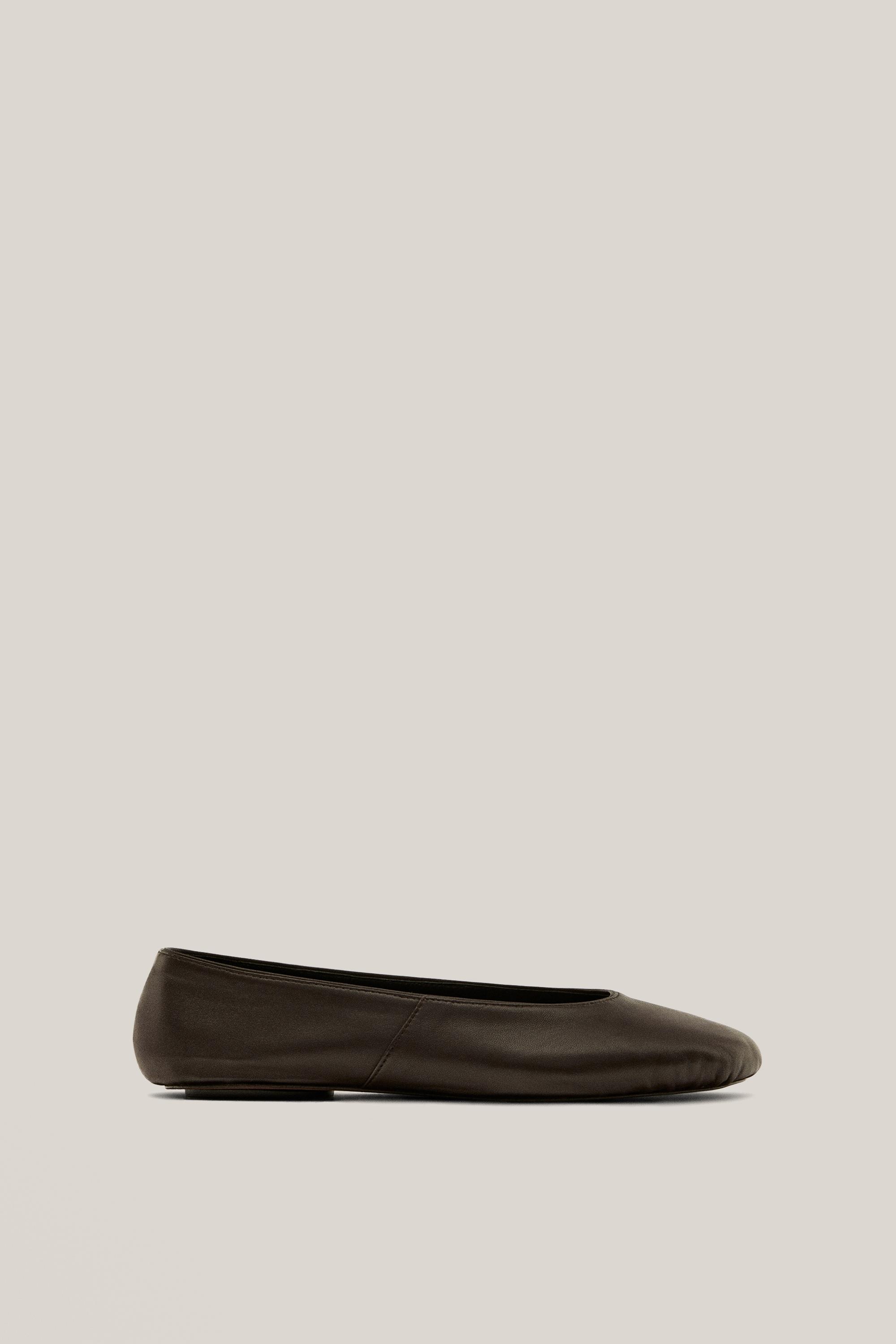 Soft leather ballet flats - Limited Edition · Brown · Balletâ
