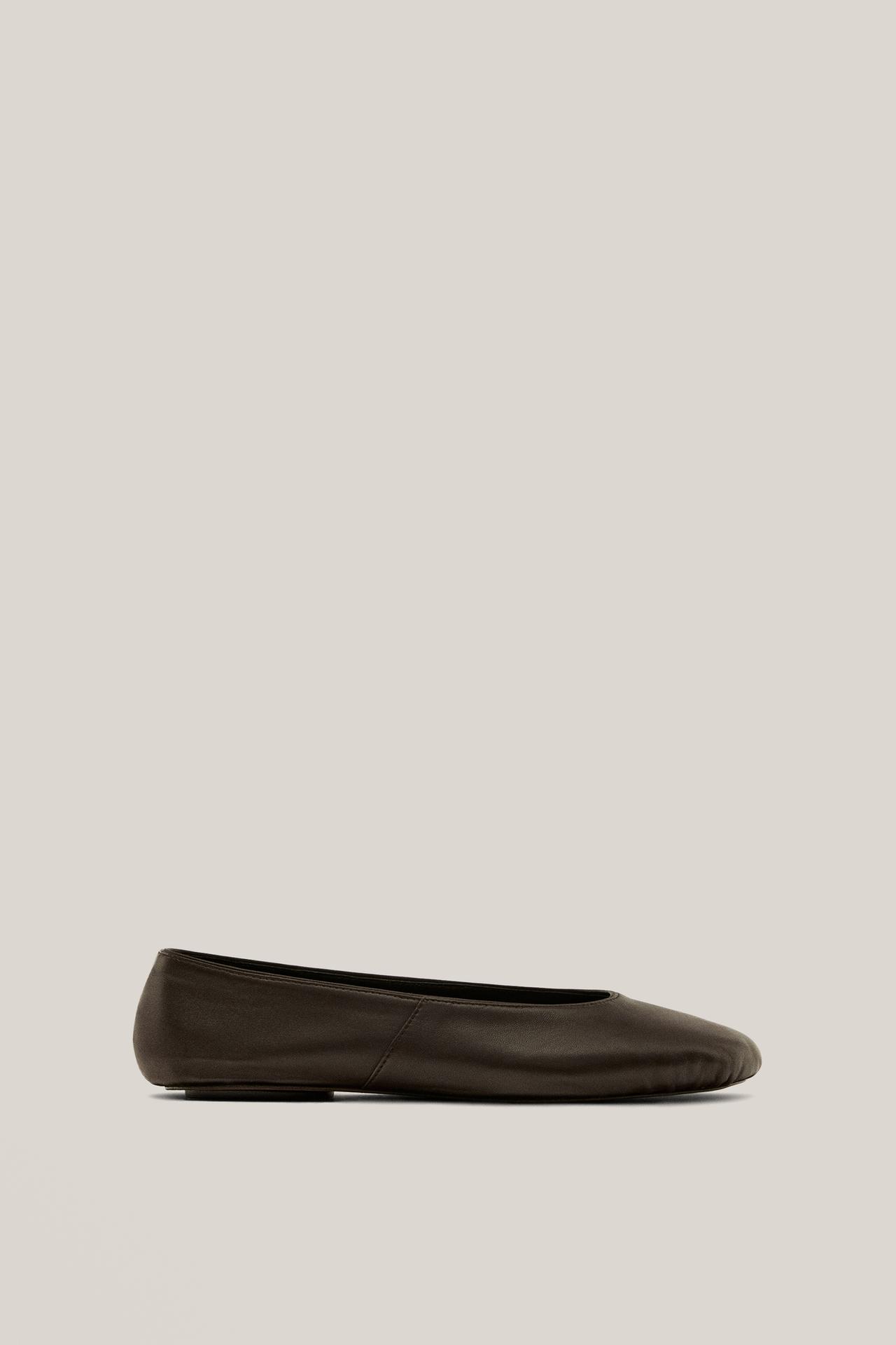 Bailarina Piel Soft - Limited Edition - Marrón - 35 - Massimo Dutti - Mujer