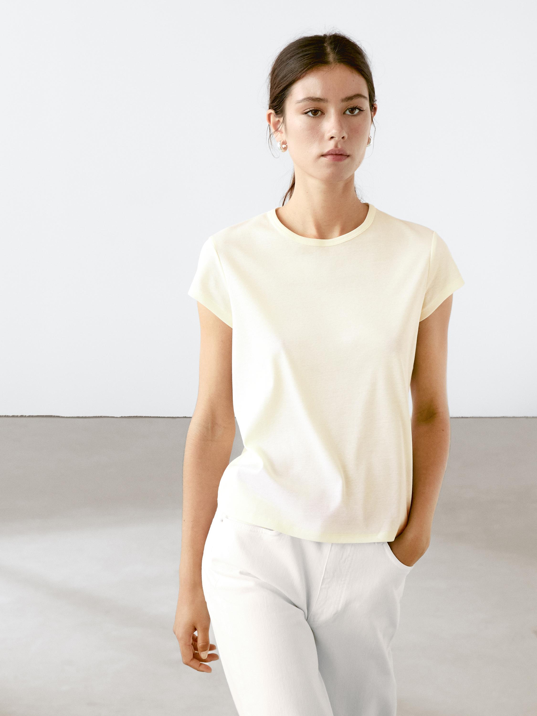 100% mercerised cotton short sleeve T-shirt