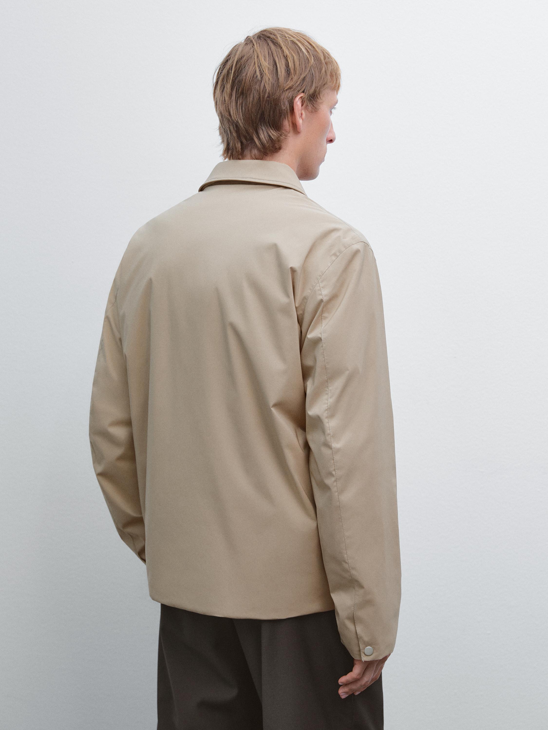 Water-repellent technical jacket