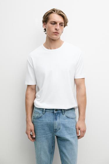 100% Cotton Short-Sleeve T-Shirt — WHITE 3