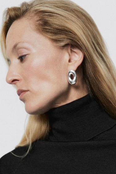 Oval earrings - LIMITED EDITION — SILVER 2