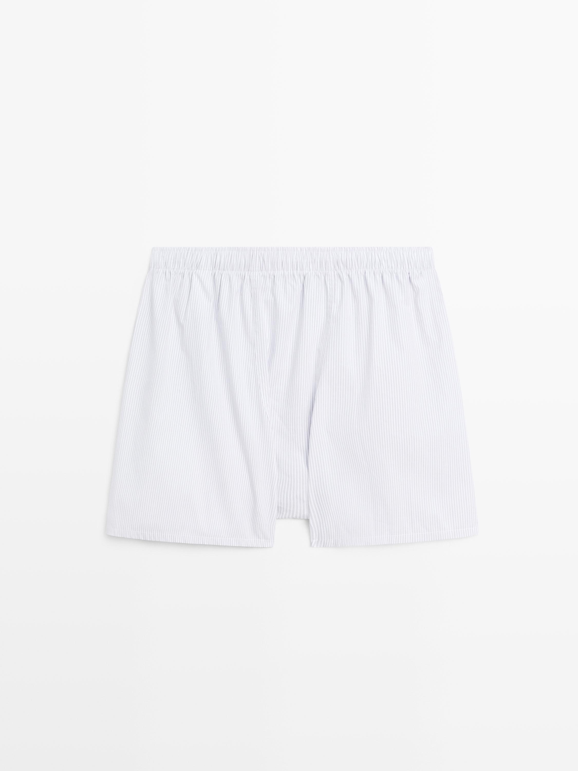 Prugaste bokserice od 100% pamuka