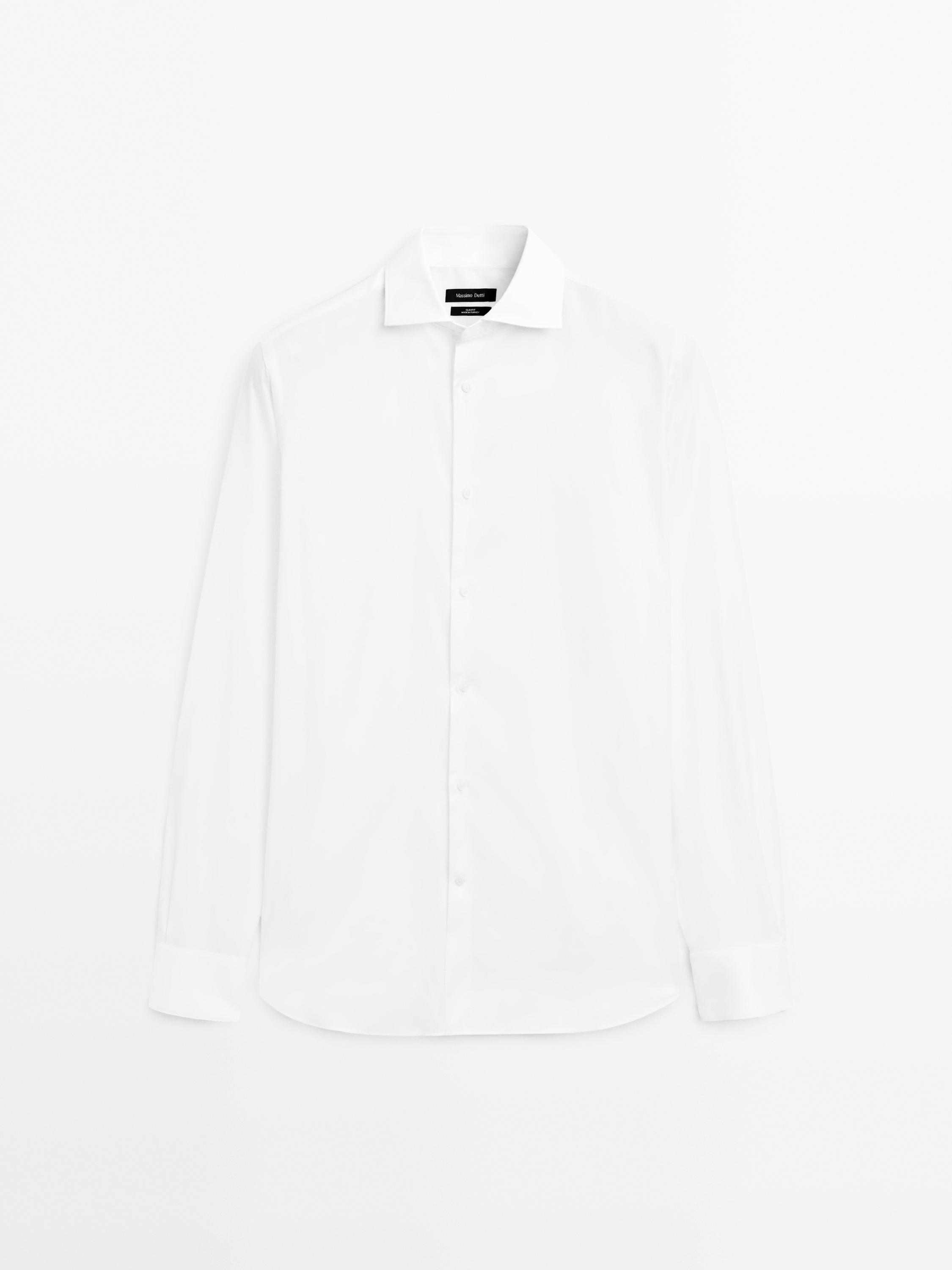Camisa regular fit 100% algodón