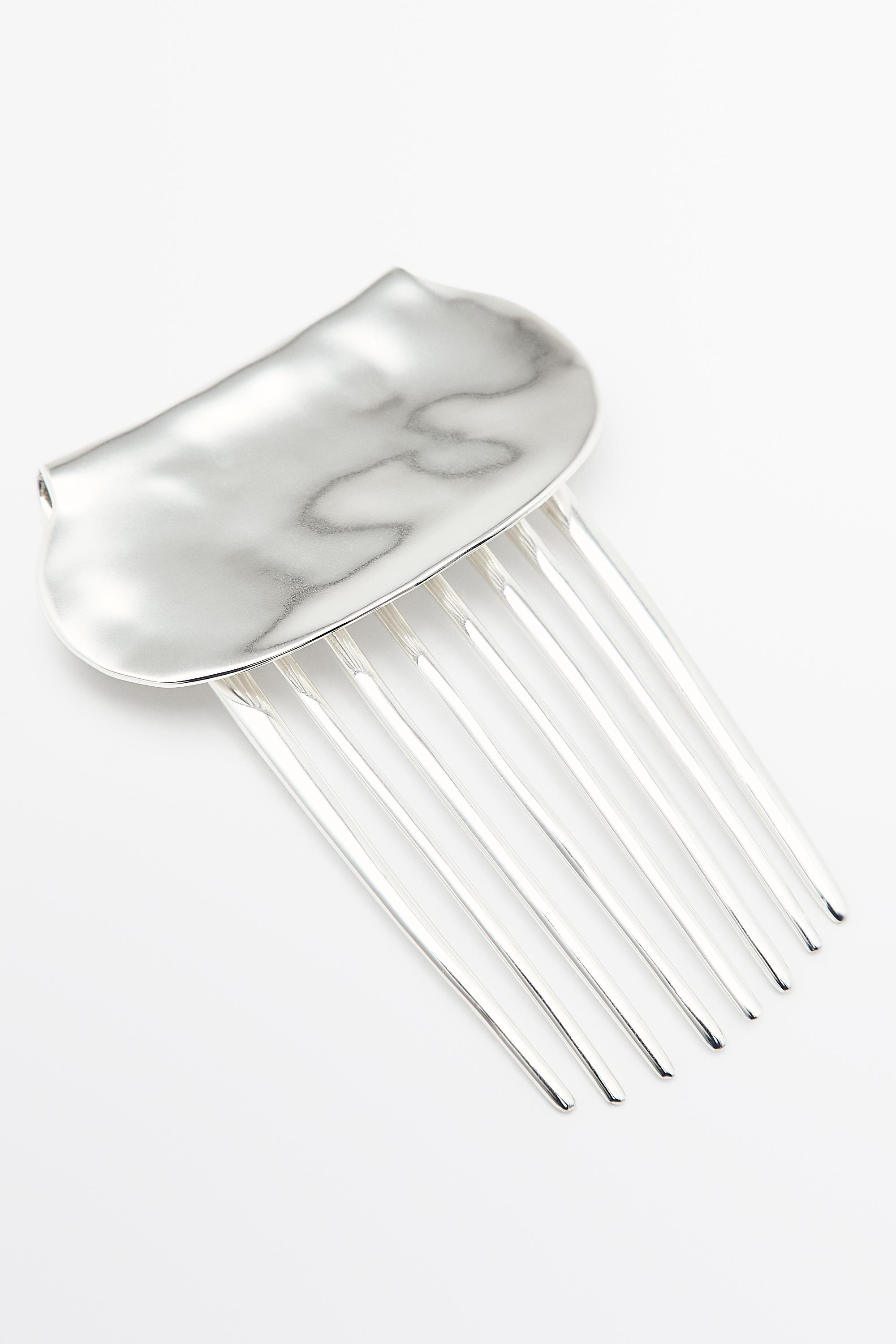 Metal comb — SILVER