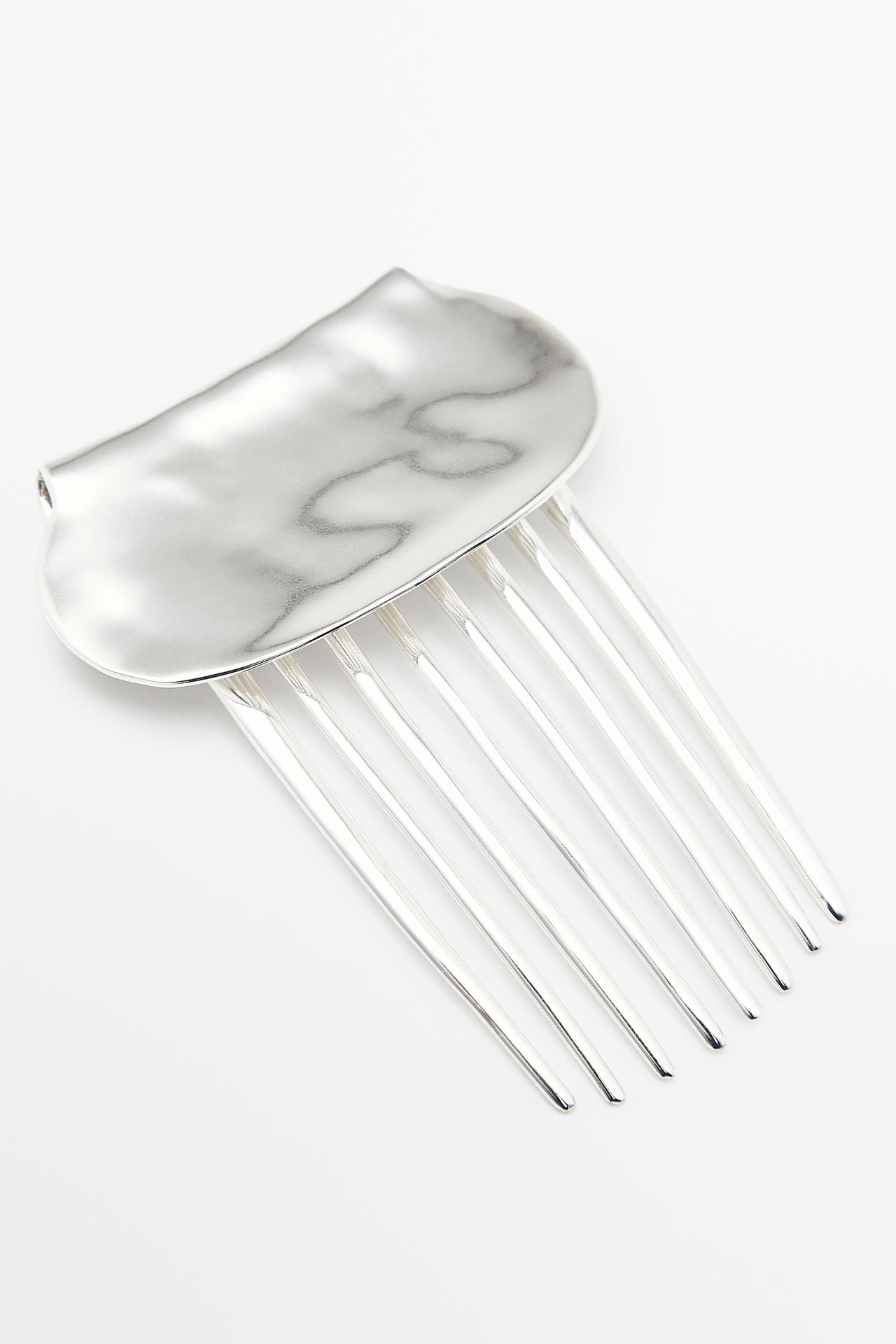 Metal comb — SILVER