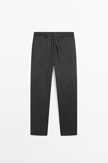100% wool suit pants — GREY 2