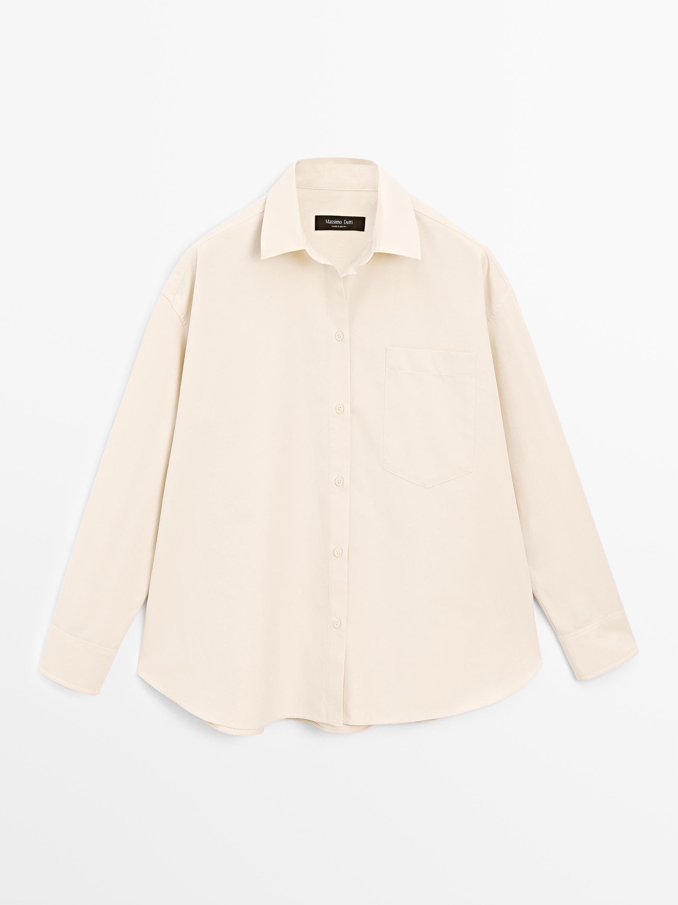 100% cotton poplin shirt