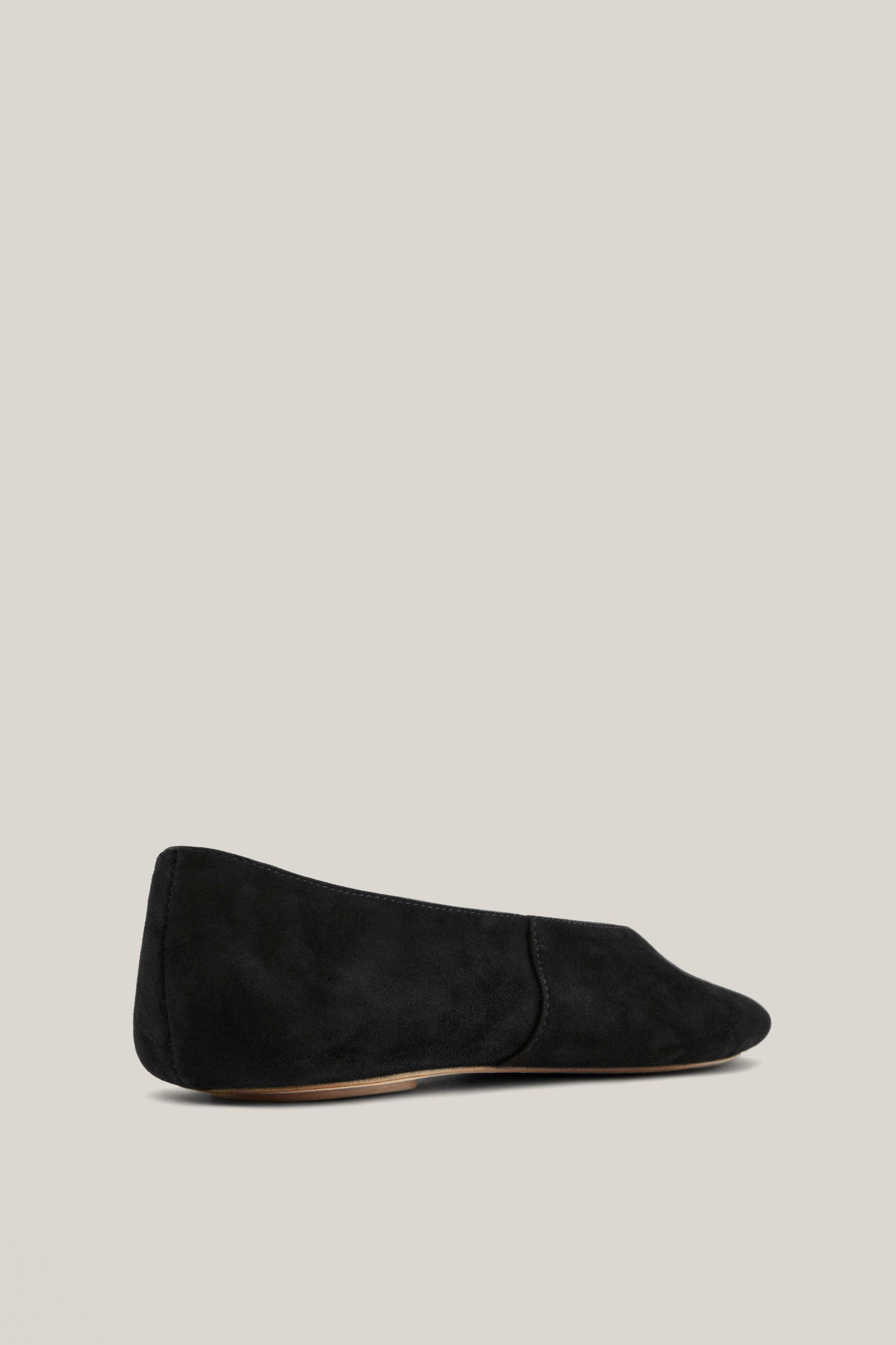 Soft leather ballet flats - Limited Edition — BLACK