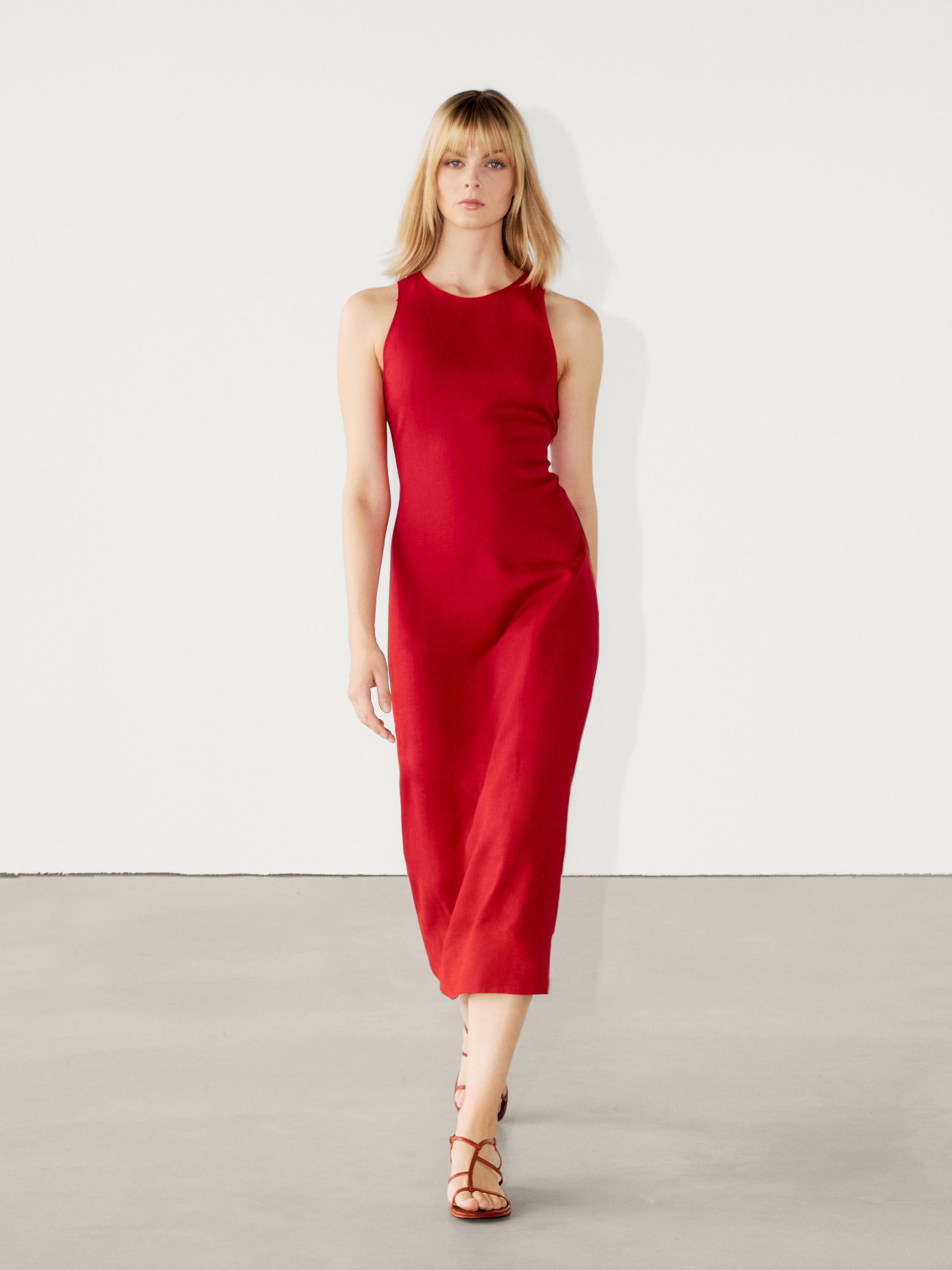 Massimo dutti ribbed dress hotsell