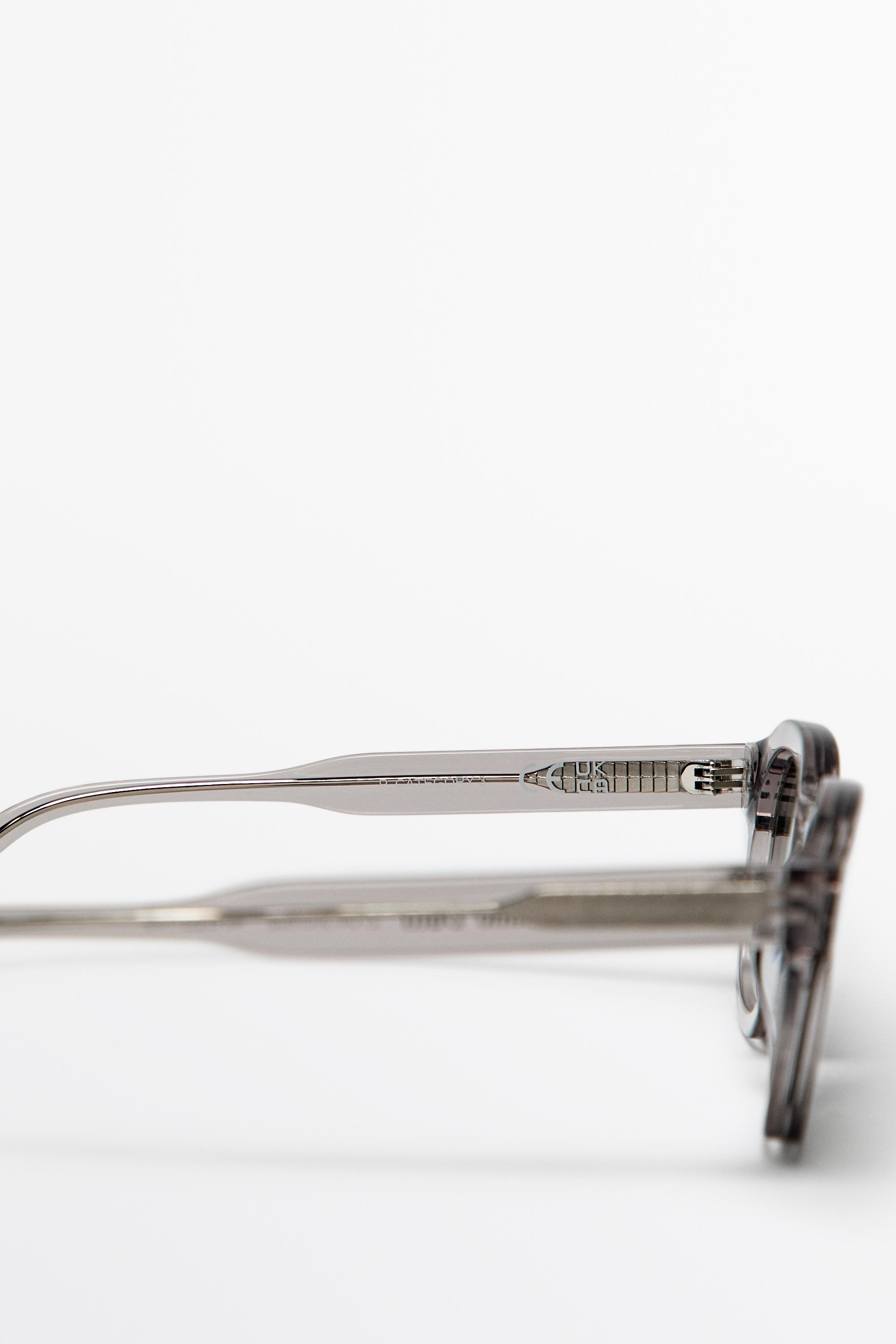 Geometric sunglasses — GREY
