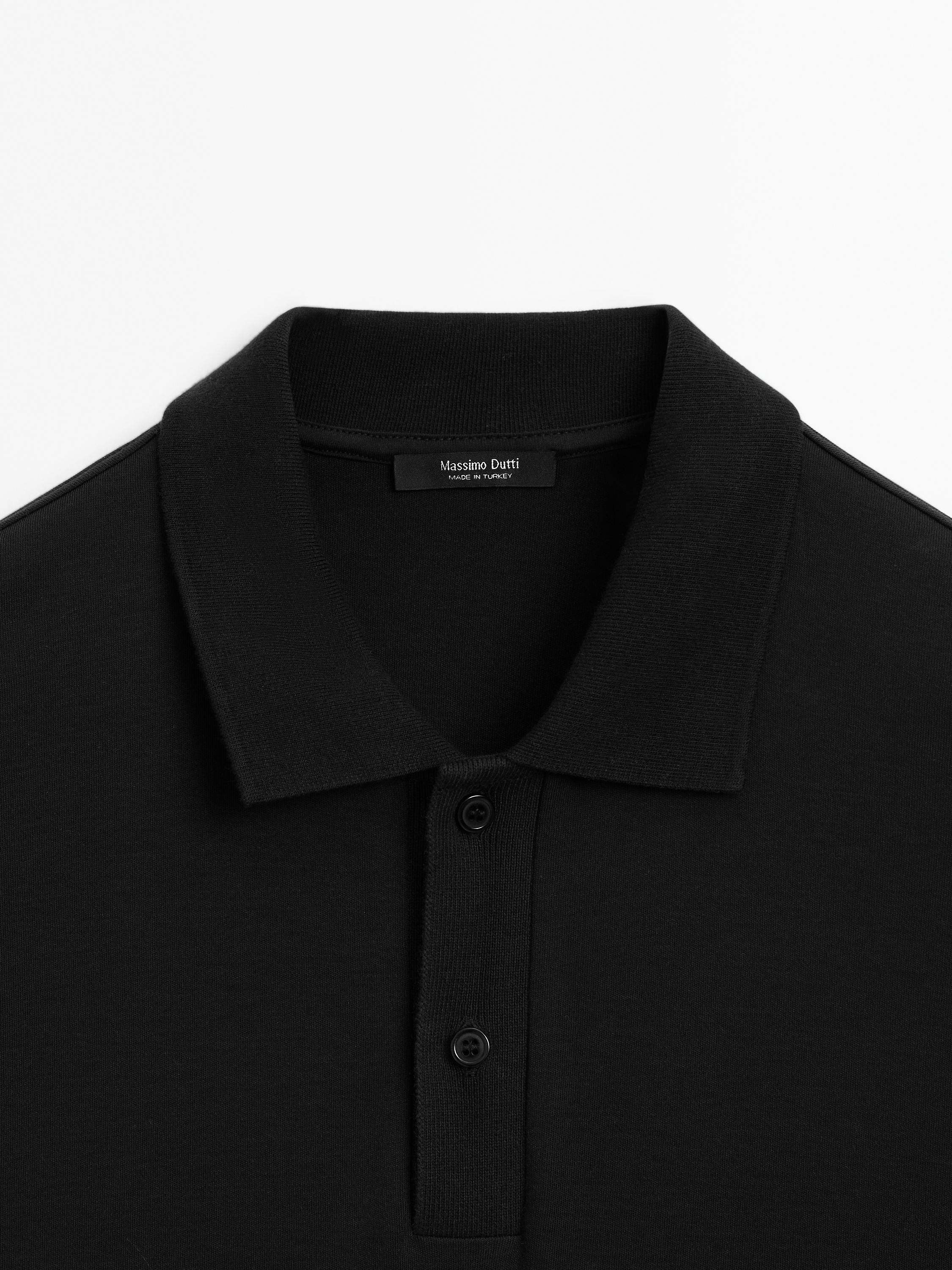 100% cotton short sleeve polo sweater