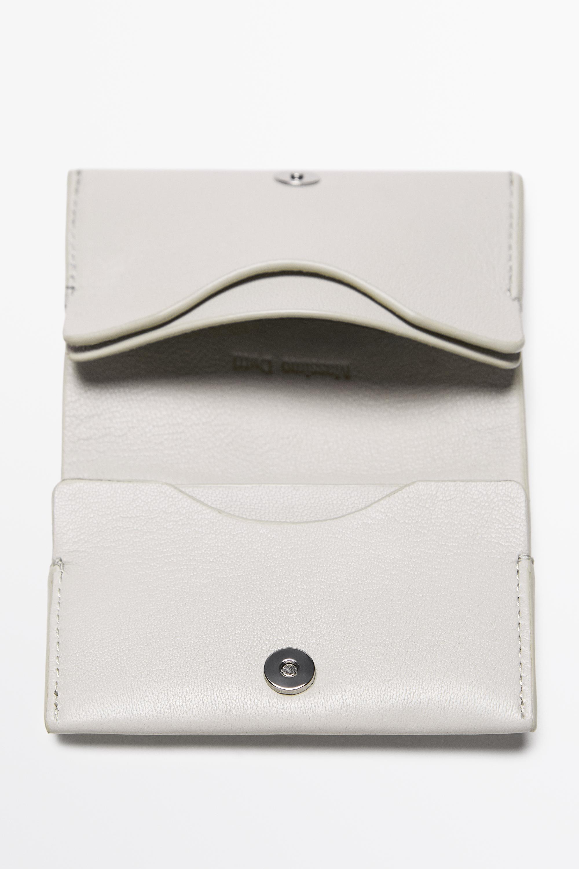 Nappa leather wallet — Gold