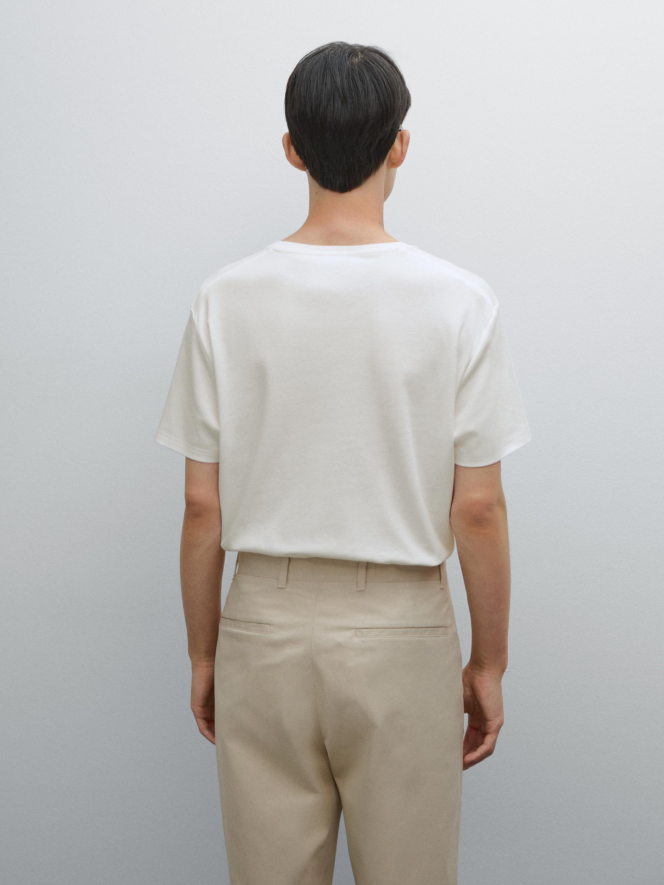100% mercerised cotton T-shirt