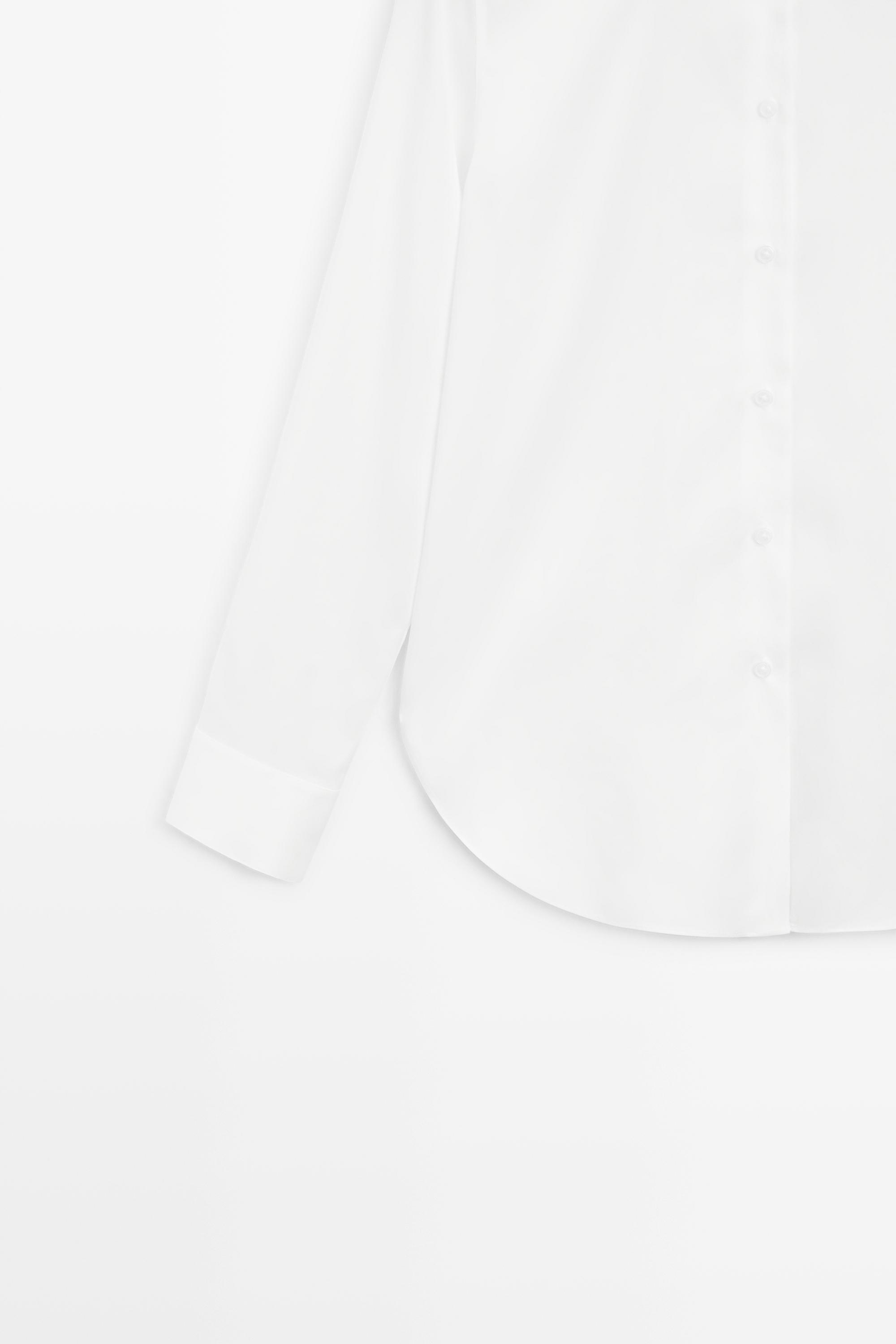 Fluid lyocell shirt — WHITE