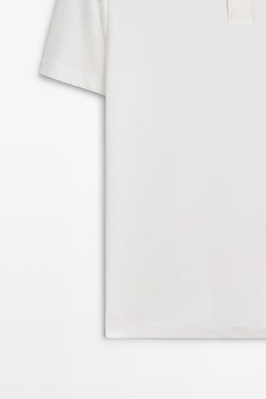 Short sleeve polo shirt with contrast detail — CREAM 7