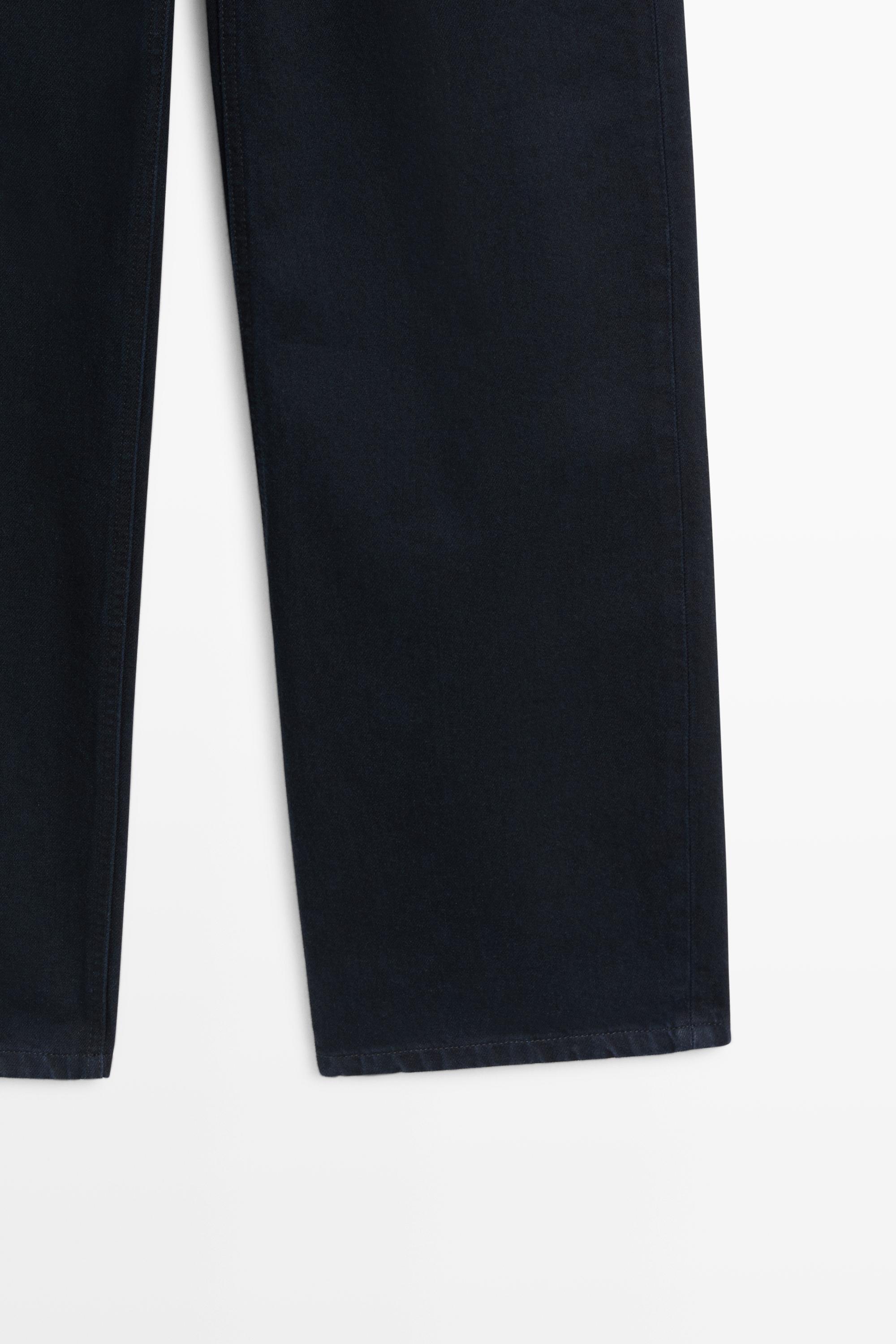 Massimo Dutti Yüksek bel barrel fit jean görsel 3