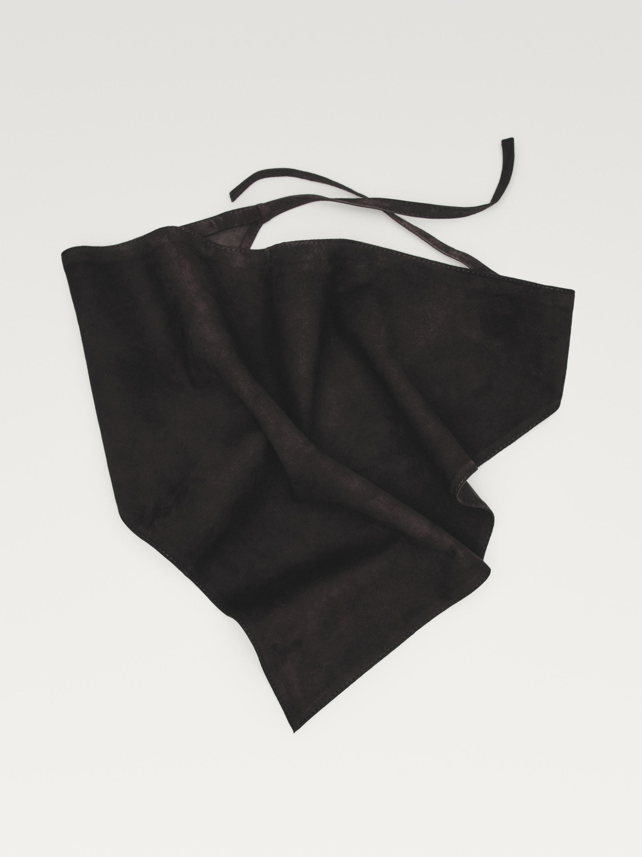 Bandana i mocka och läder