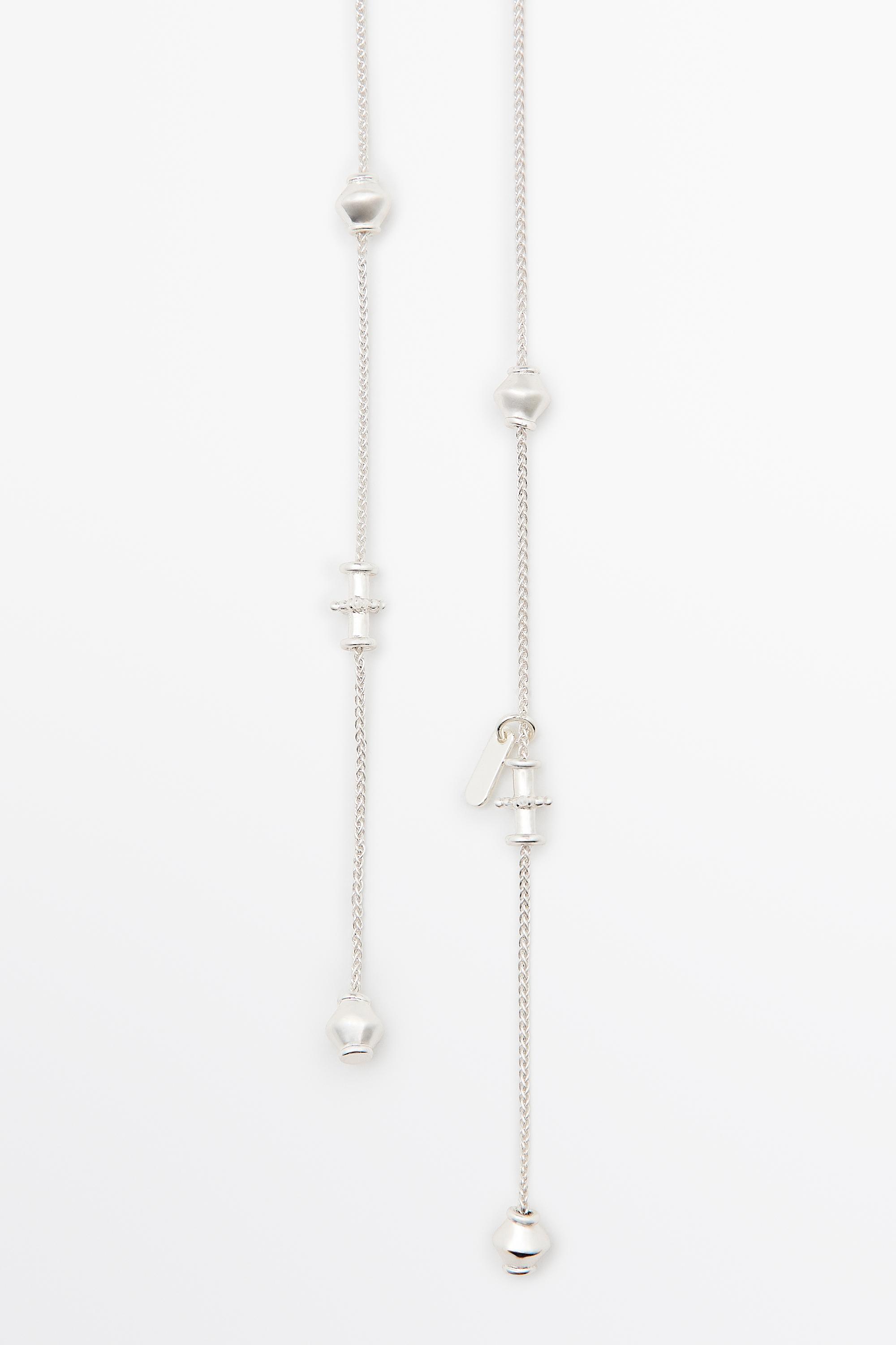 Multi-way piece necklace — SILVER
