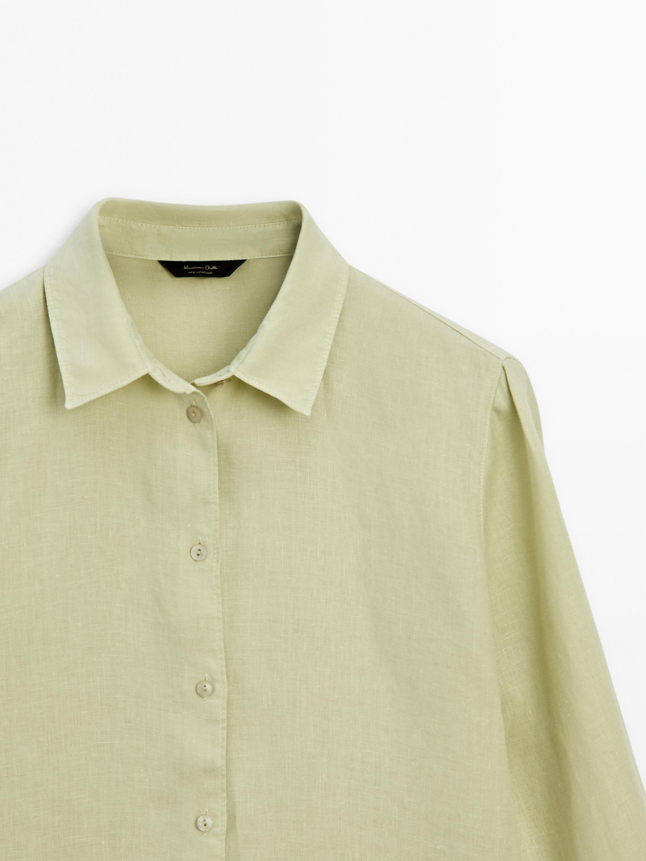 100% linen shirt