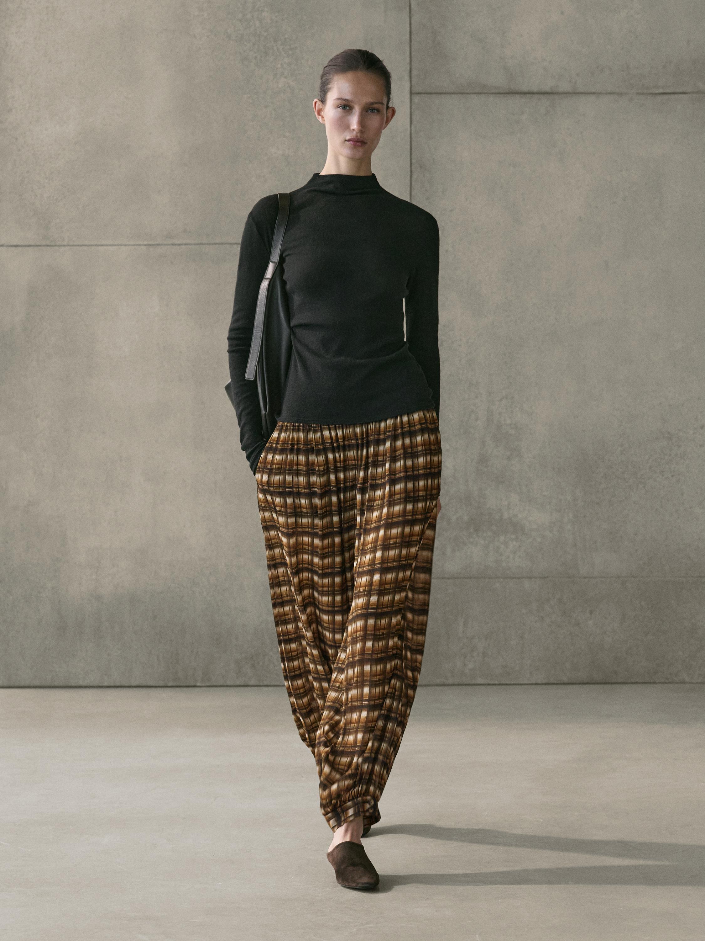 Pantalon fluide bouffant