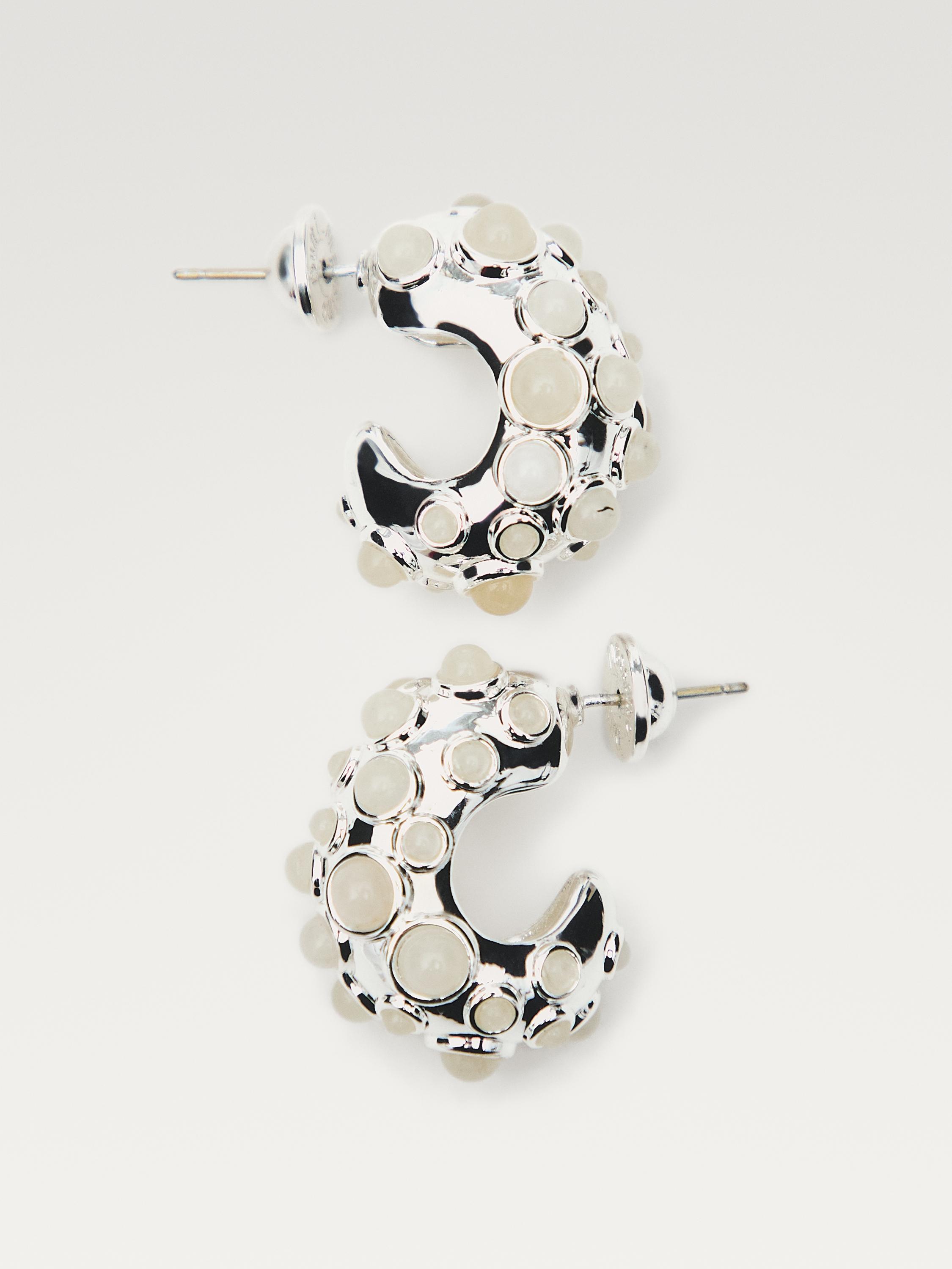 Droplet earrings with stones - Limited Edition