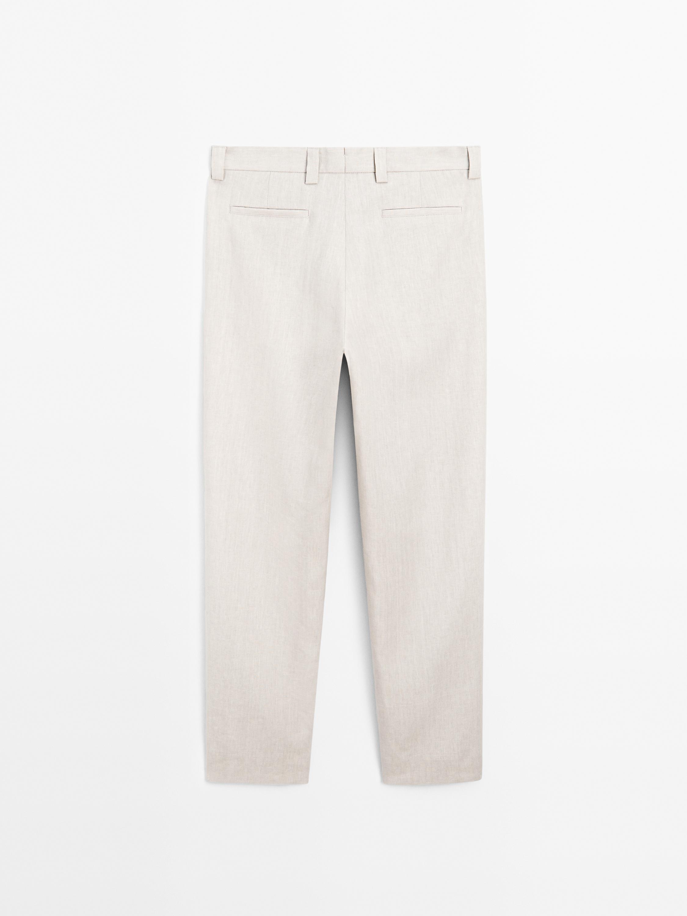 100% linen suit trousers - Limited Edition