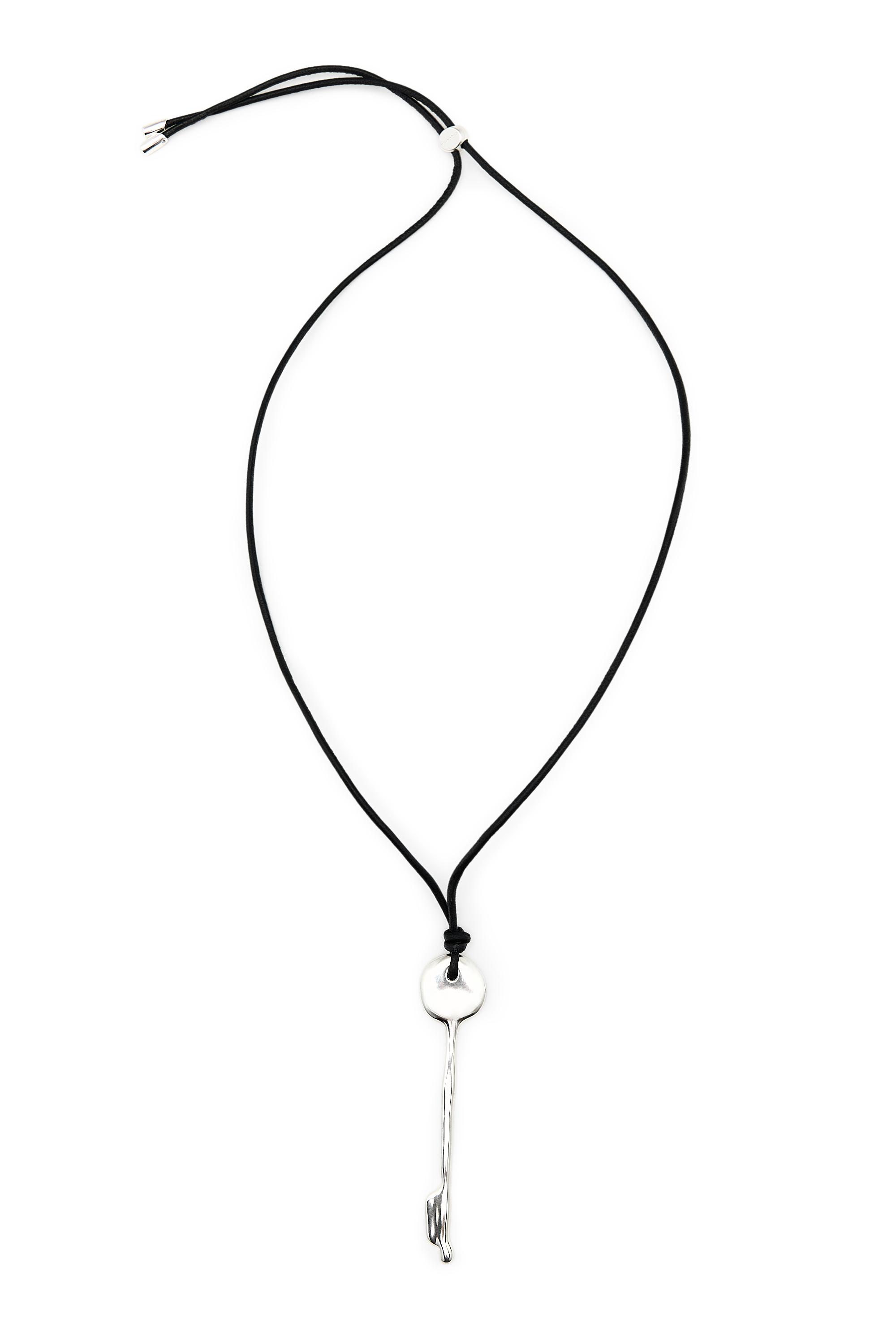 Key pendant necklace — SILVER
