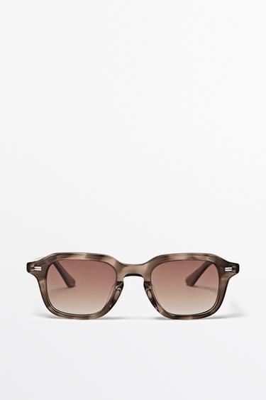 Square sunglasses — SAND BROWN 1