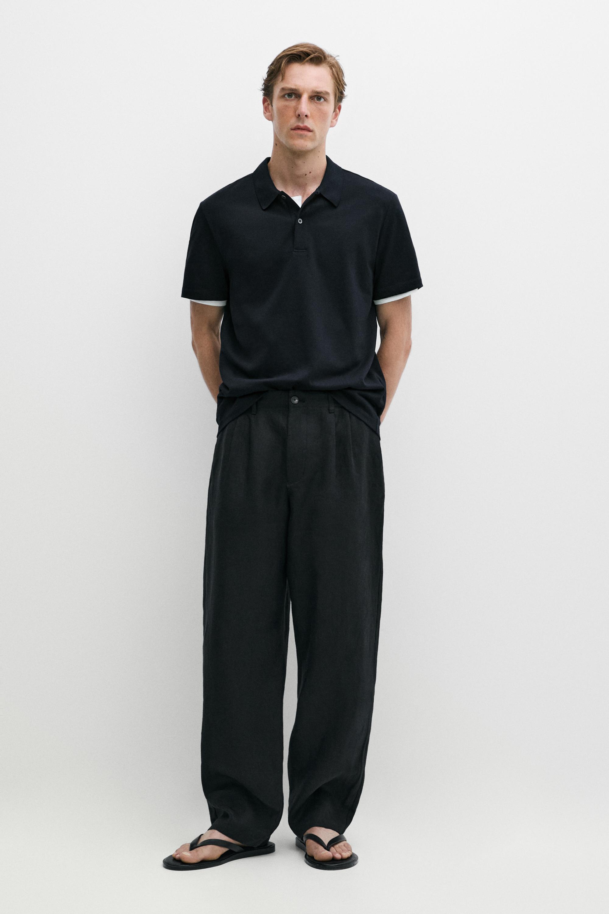 100% cotton structured polo shirt