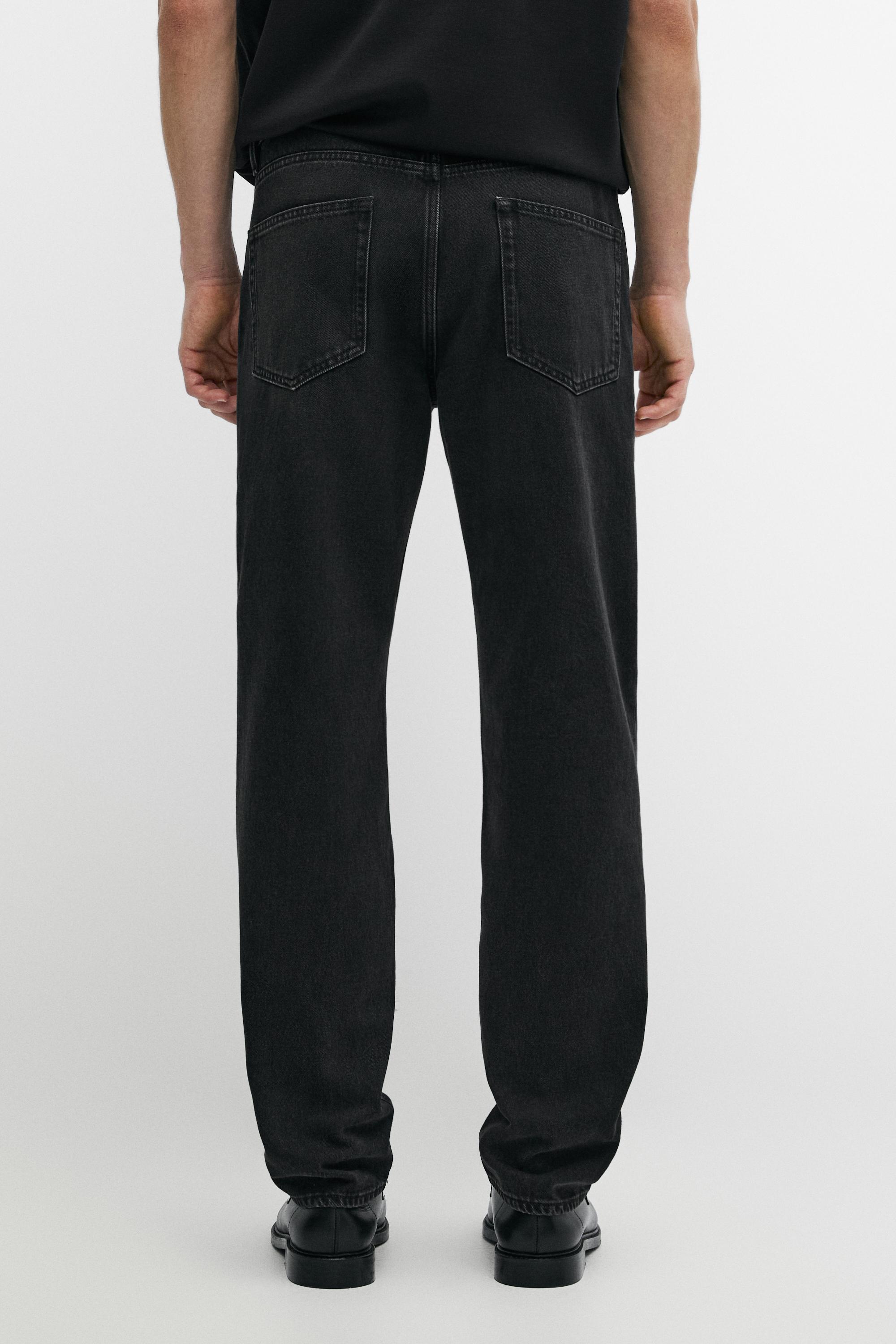 Tapered fit jeans — CHARCOAL