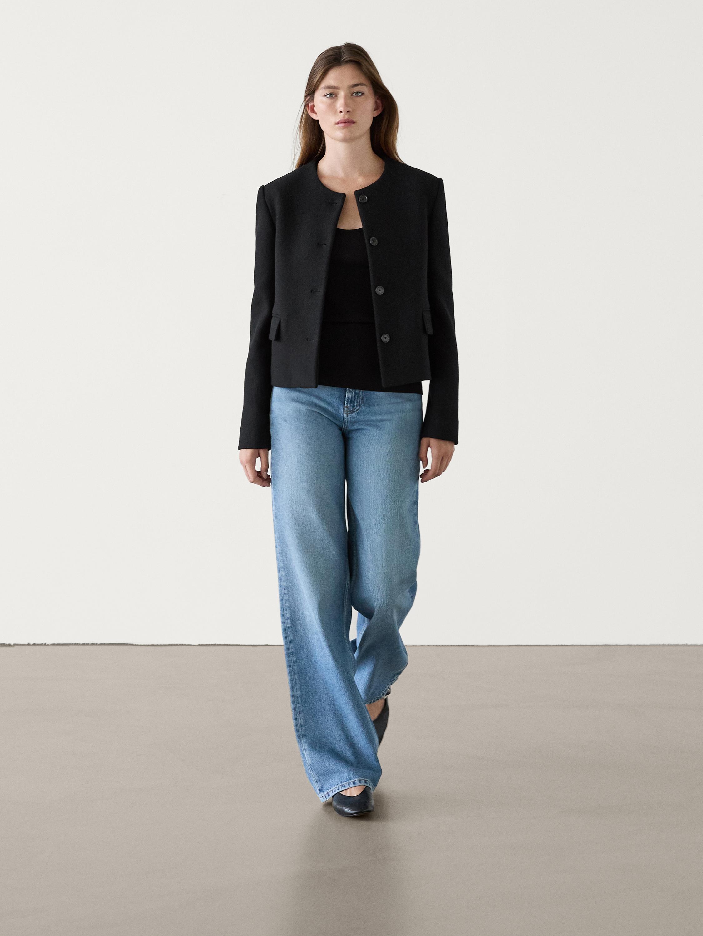 Black blazers for women Massimo Dutti