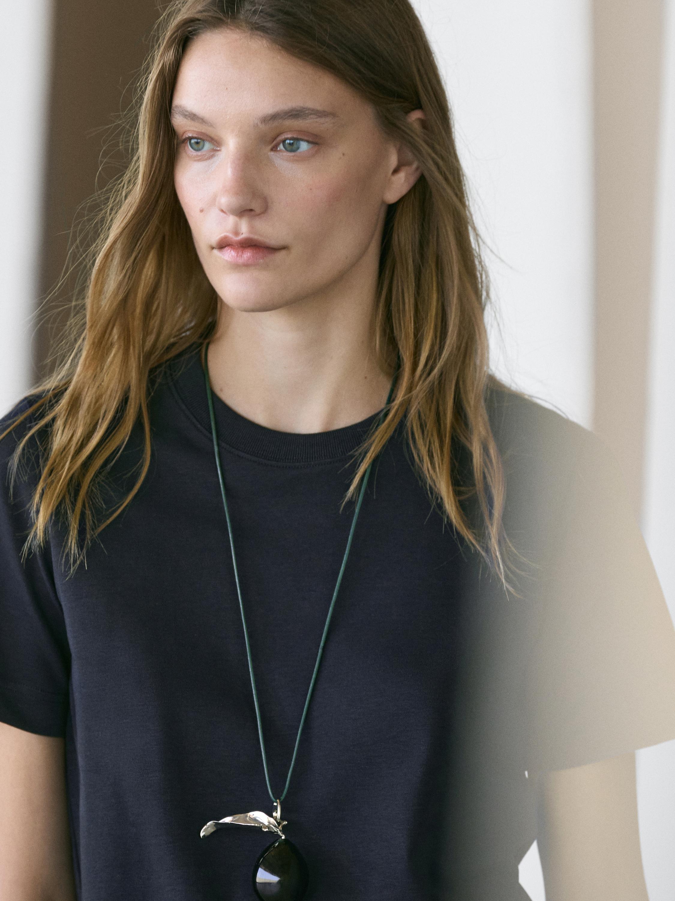 Short sleeve interlock T-shirt — NAVY BLUE