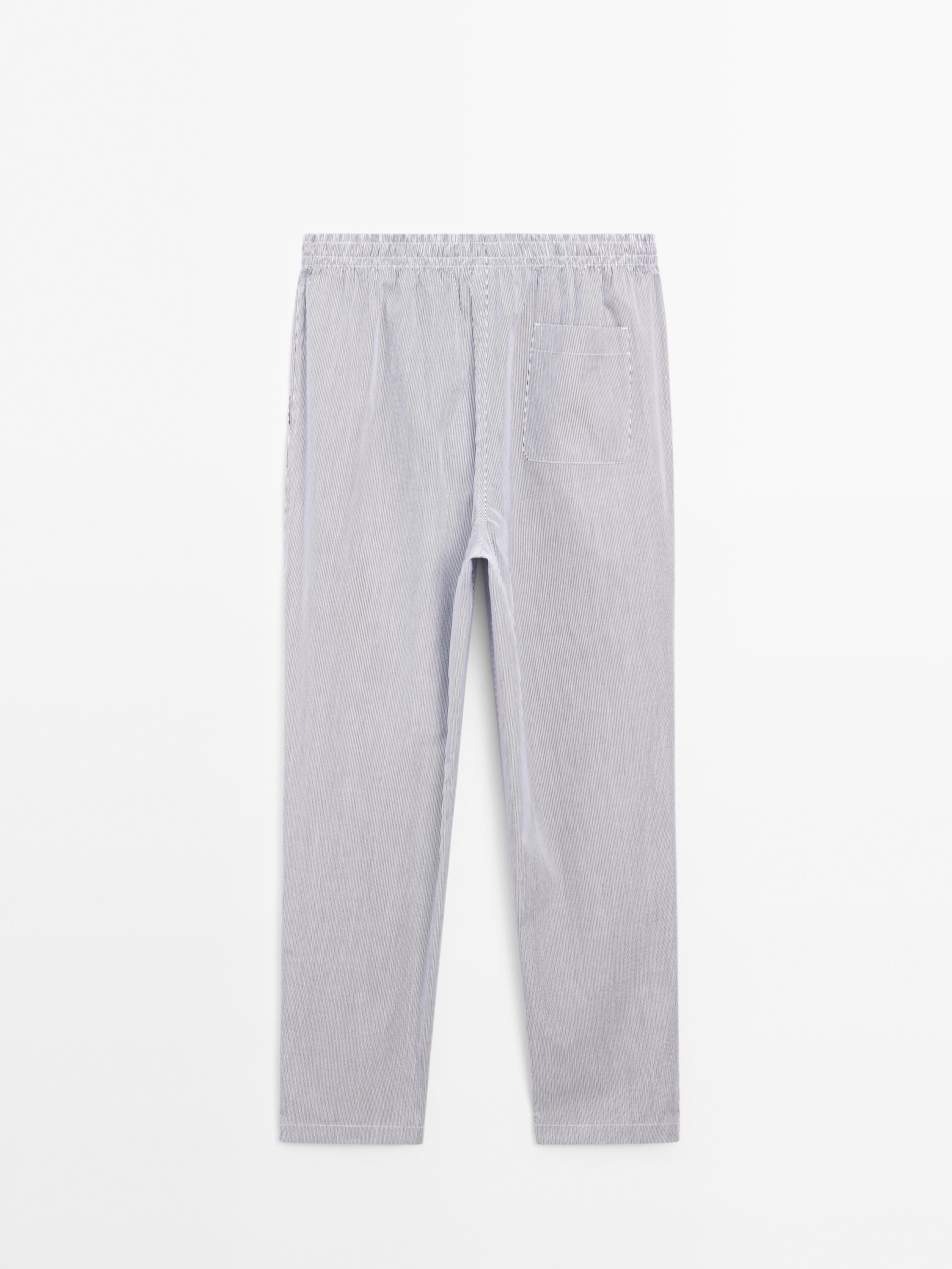 Pyjama rayé T-shirt manches courtes 100 % coton