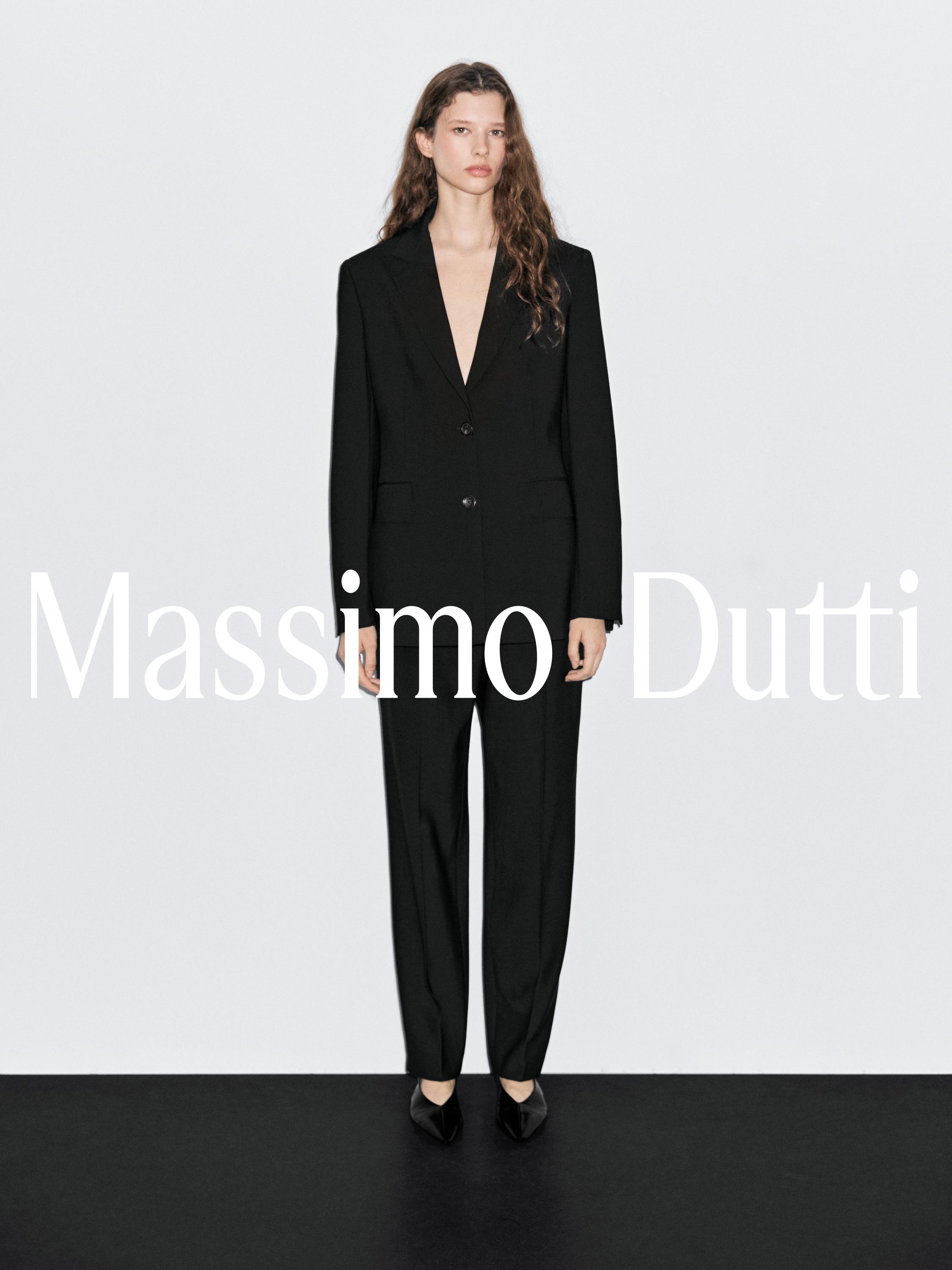 Crepe cigarette fit trousers