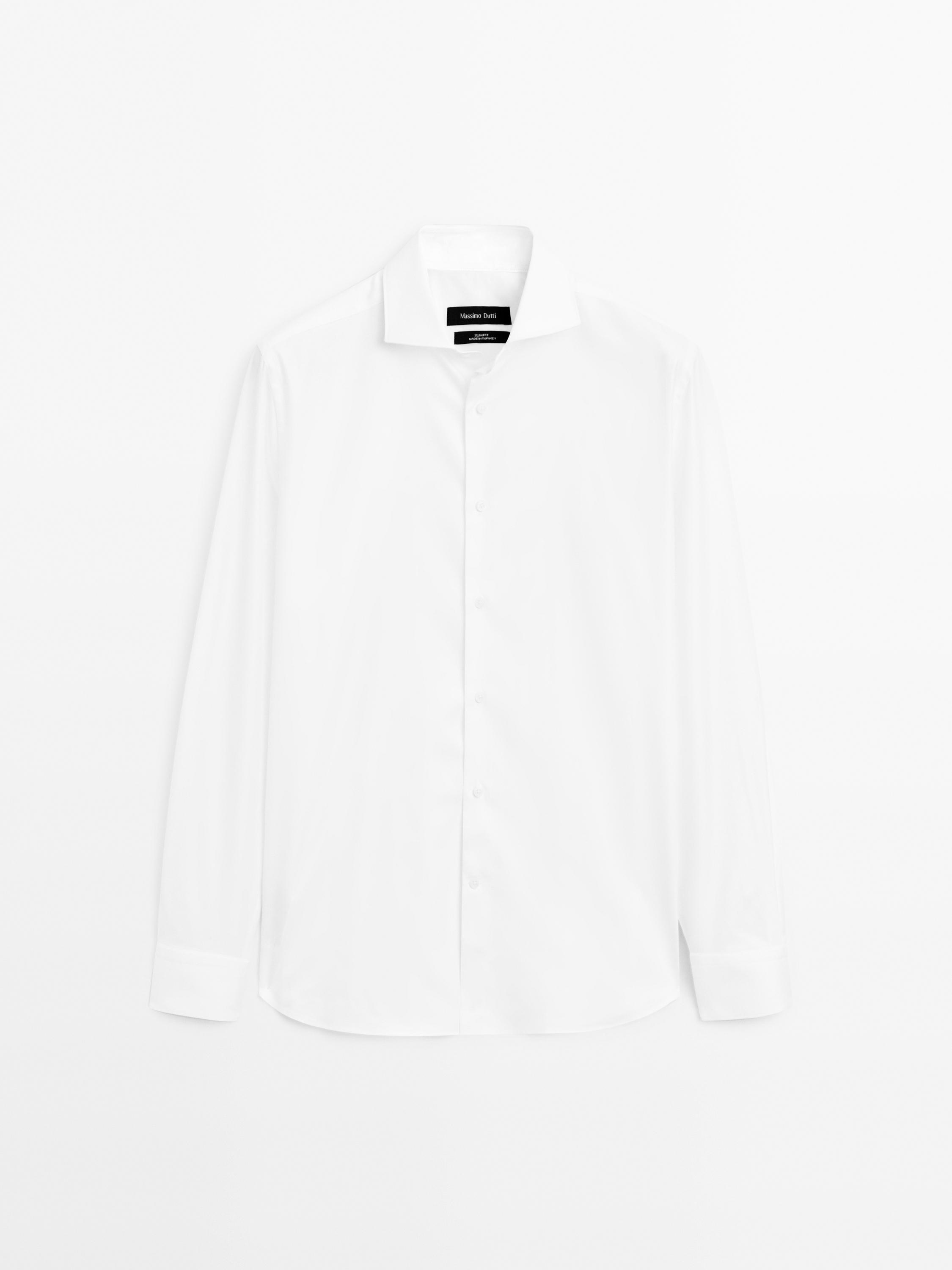 Chemise slim 100 % coton
