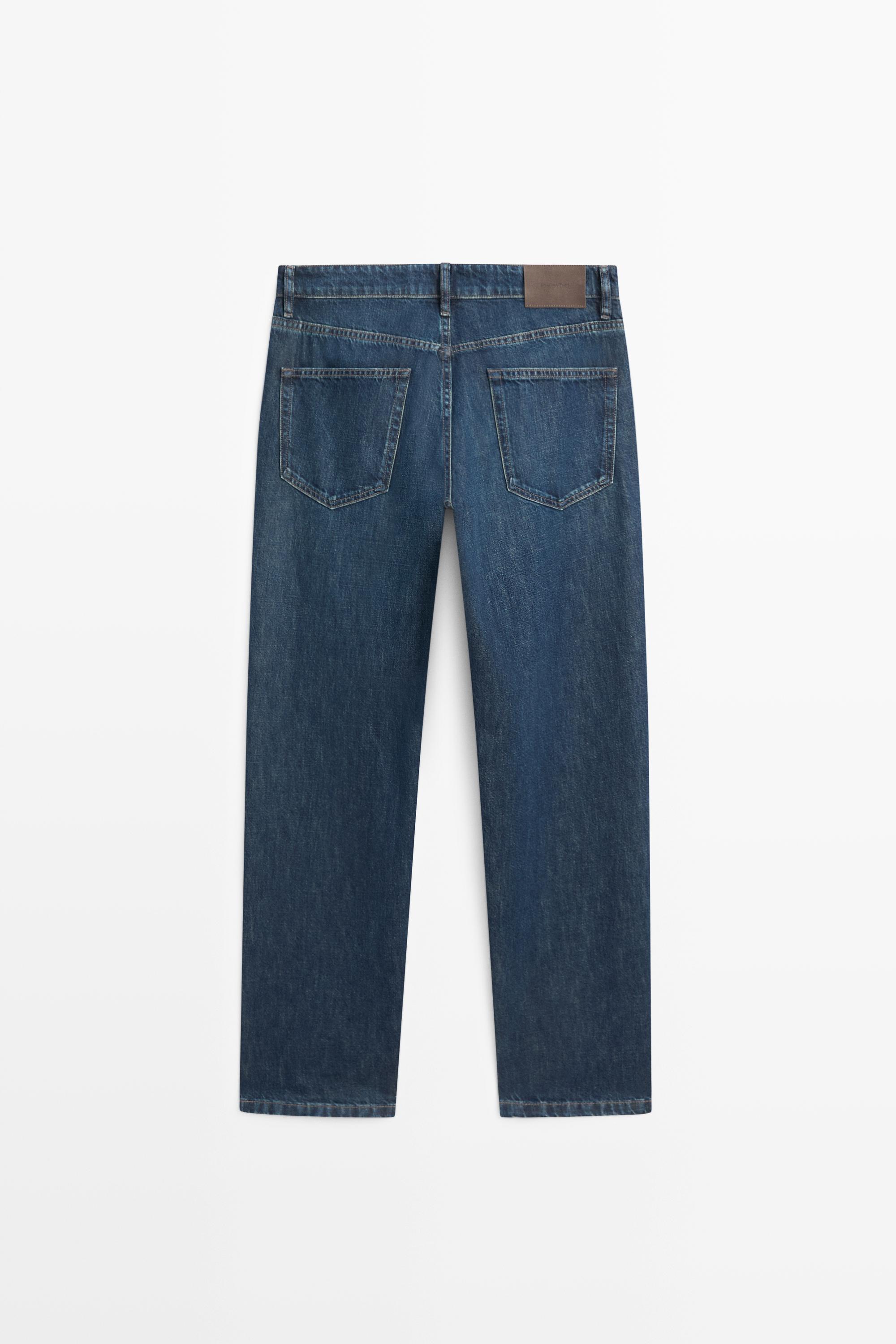 Tapered fit jeans — NAVY BLUE