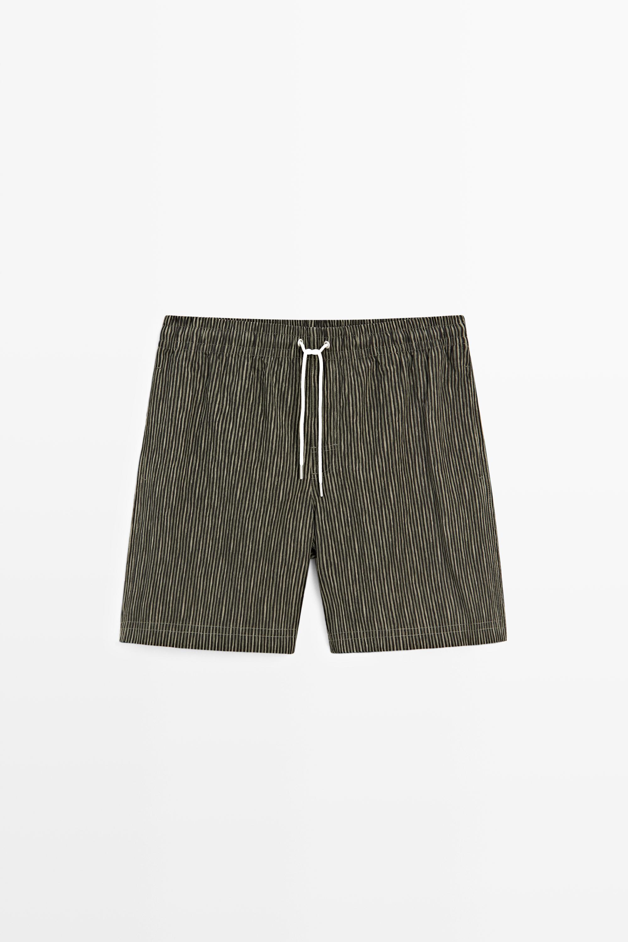 Gestreifte Badeshorts